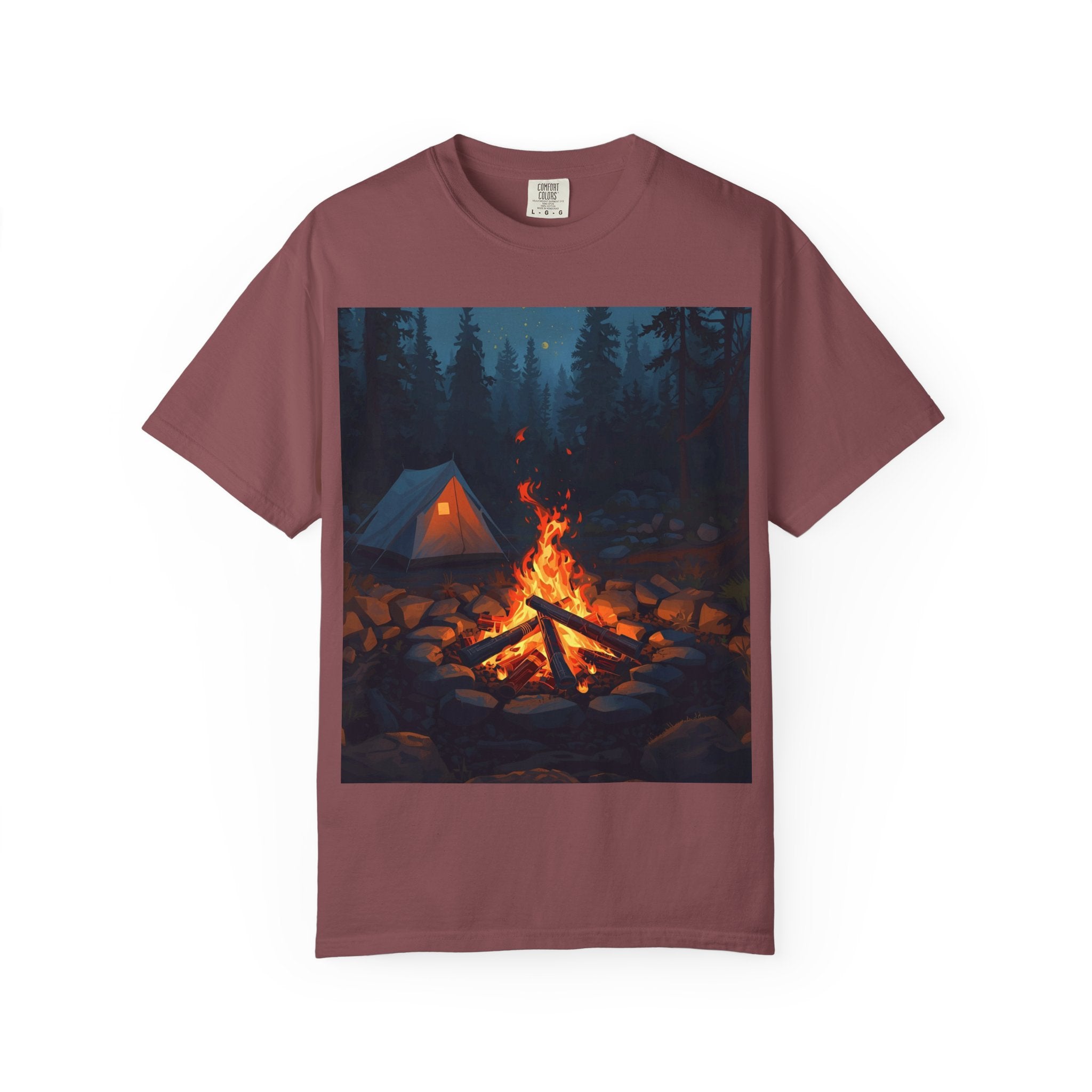 Cozy Campfire Unisex Garment-Dyed T-shirt