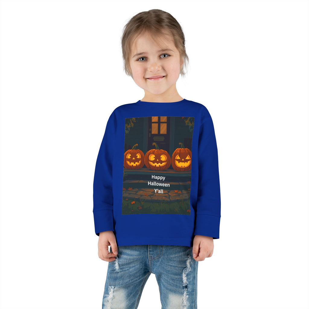 Halloween Pumpkin Toddler Long Sleeve Tee