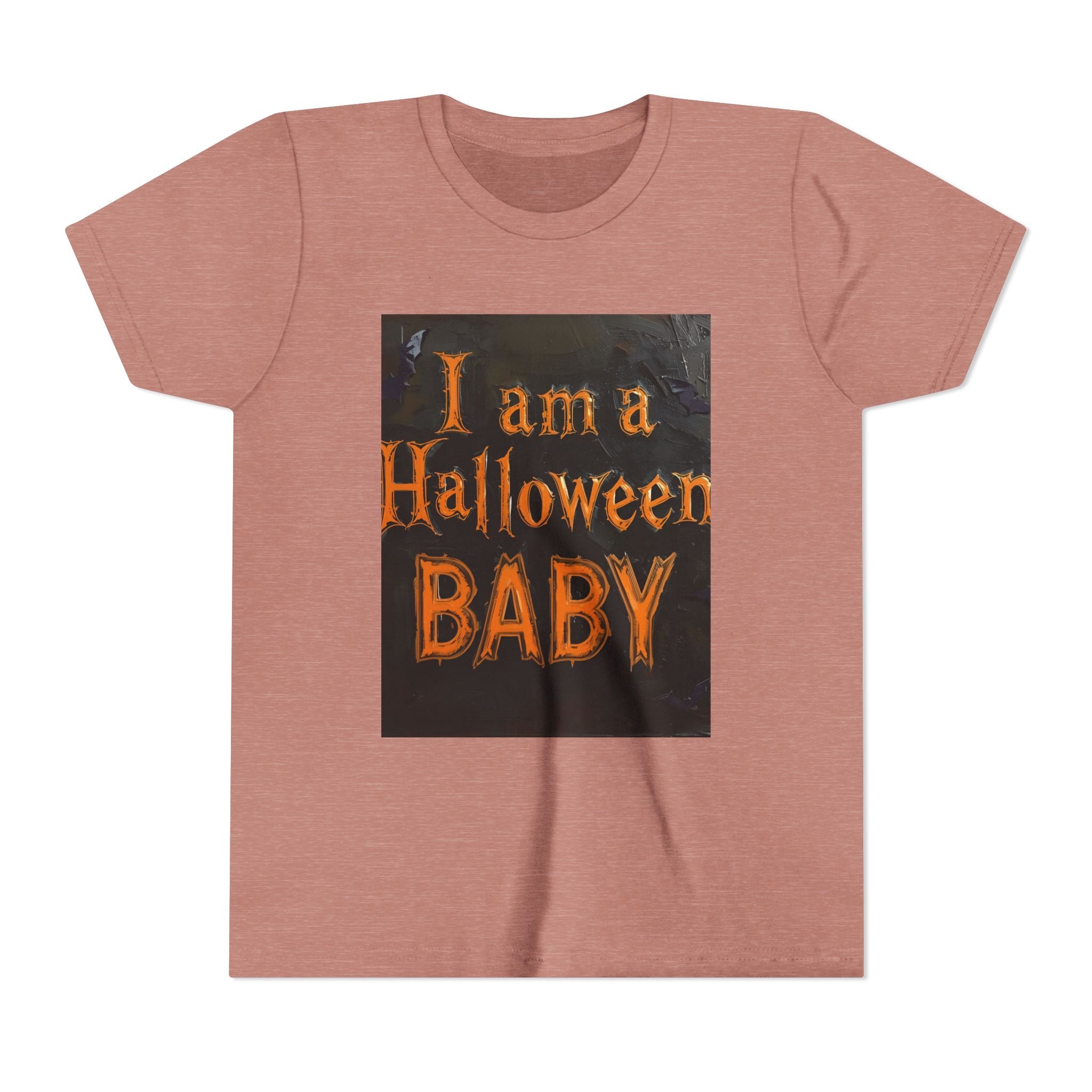 I Am A Halloween Baby Youth Short Sleeve Tee