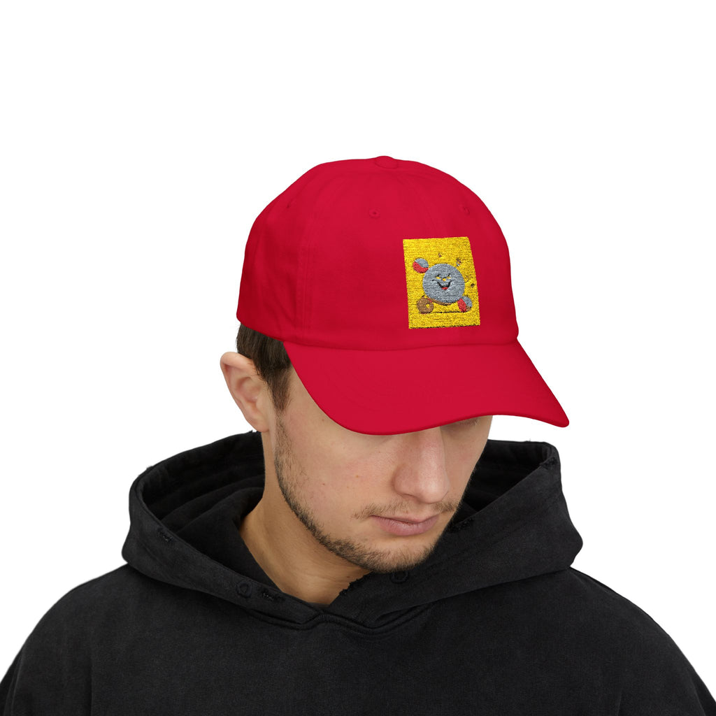 Whimsical Colorful Classic Dad Cap - Fun Vintage Embroidery, Ideal Gift for Father's Day, Casual Wear, Summer Outing, Unique Accessory
