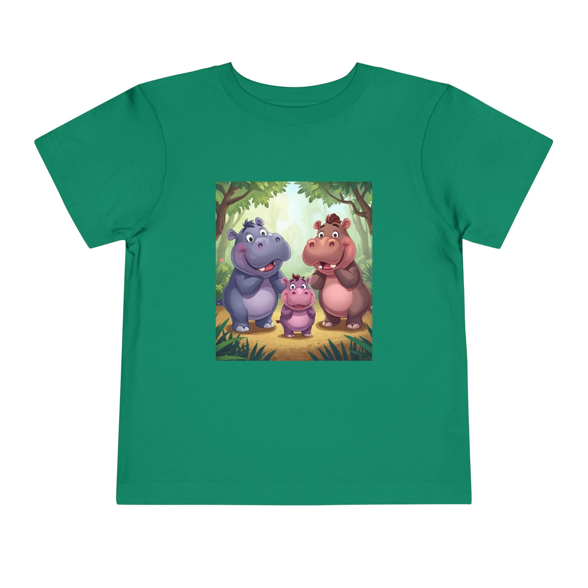 Hippo Cute Toddler Short Sleeve Tee