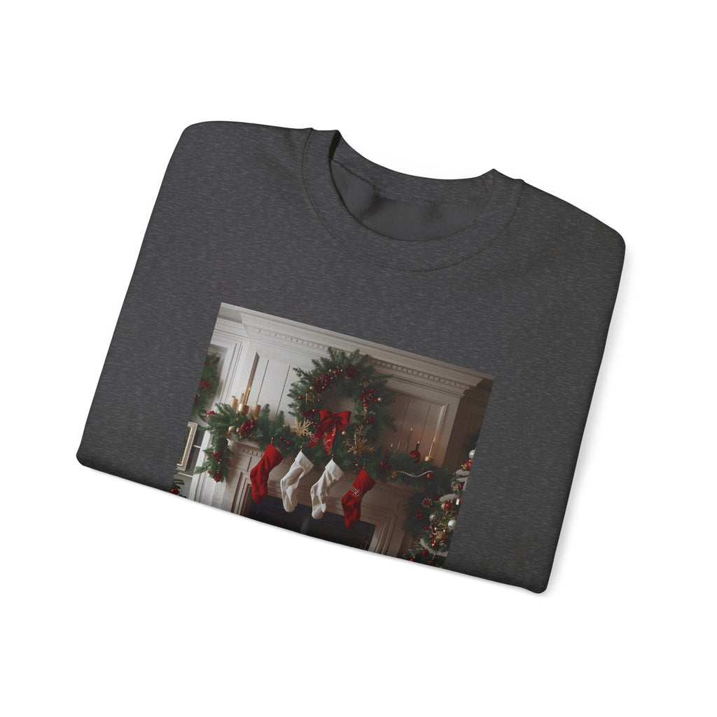 Cozy Christmas Sweatshirt, Holiday Comfort Wear, Unisex Pullover, Winter Fashion, Merry & Bright Gift, Festive Sweater