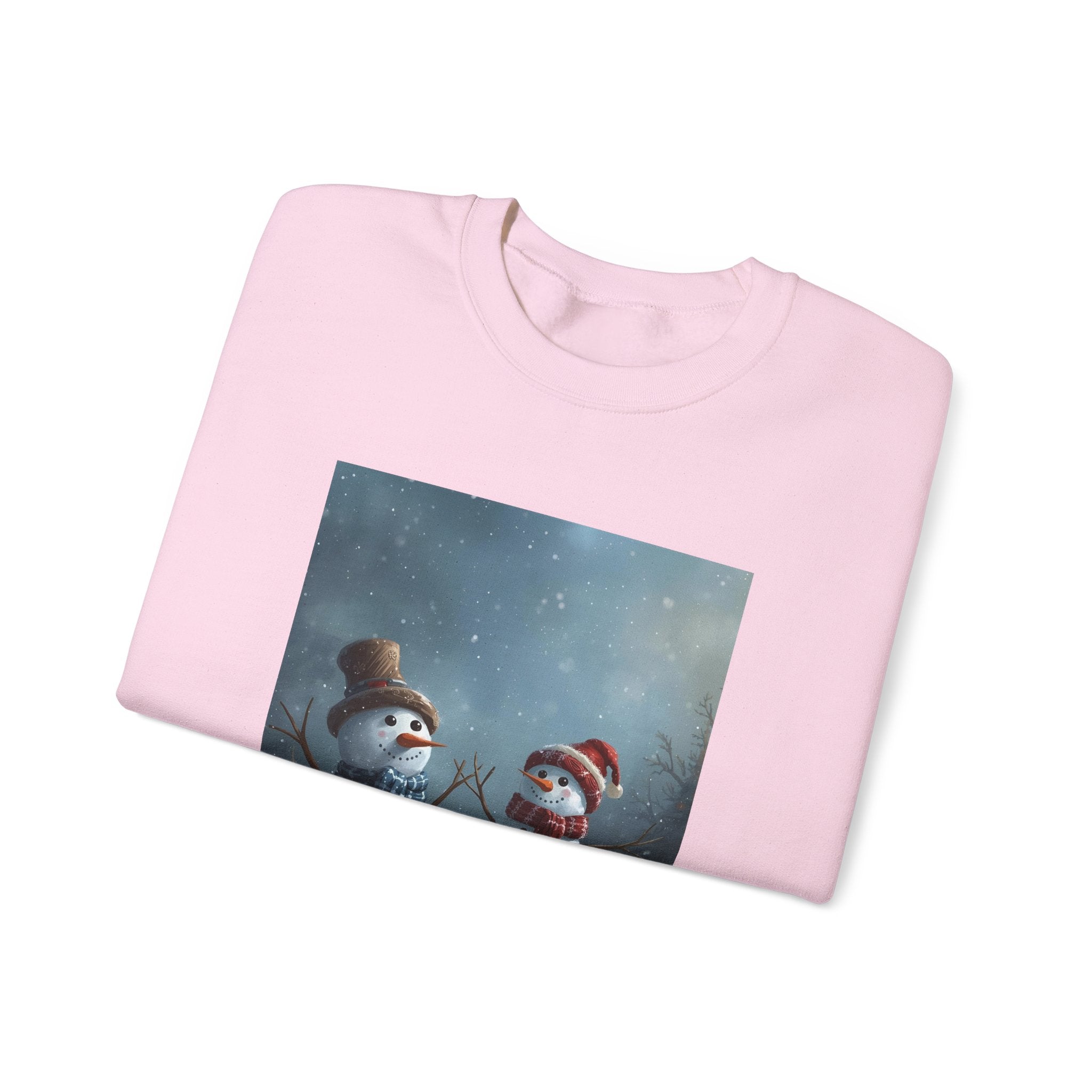 Christmas Snowman Winter Wonderland Sweatshirt - Cozy Crewneck with Snowman Design, Holiday Gift, Christmas Apparel, Winter Fashion, Seasonal Comfort