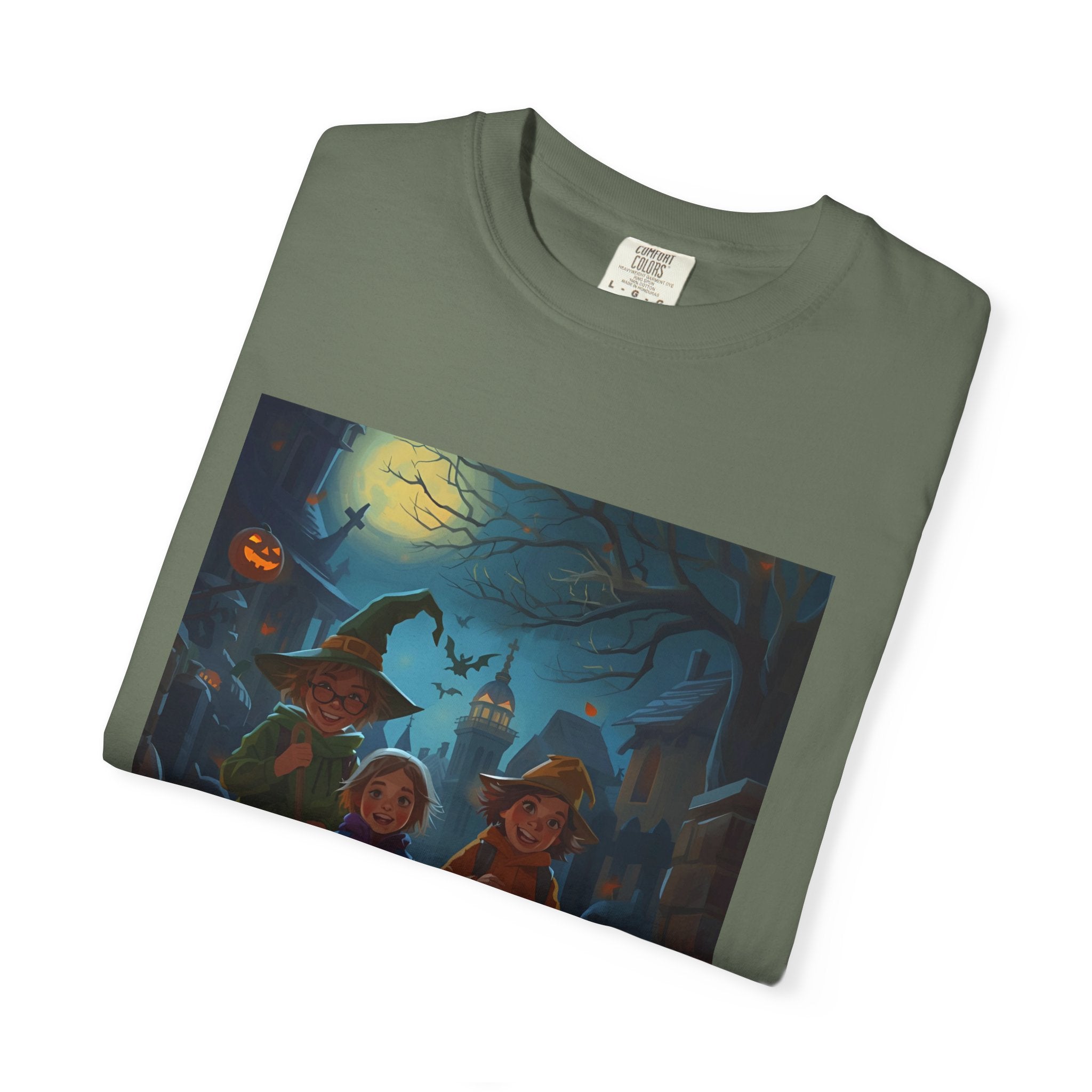 Spooky Halloween Unisex T-Shirt, Trick or Treat, Fall Festivities, Cozy Comfort, Perfect for Halloween Parties, Gift for Friends