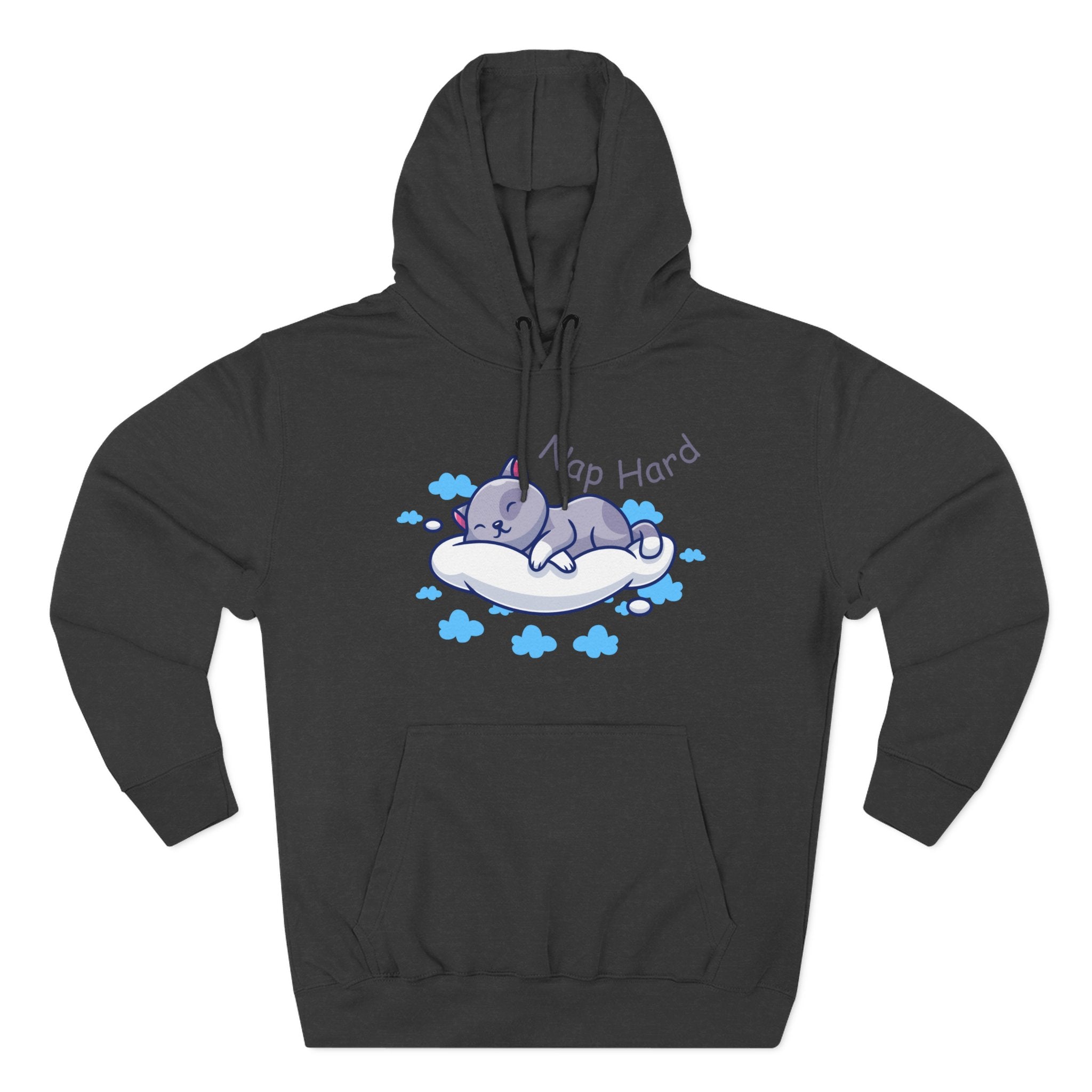Cozy Cat Nap Hoodie - Perfect for Pet Lovers, Chill Days, Cozy Nights, Birthday Gift, Cat Pajama