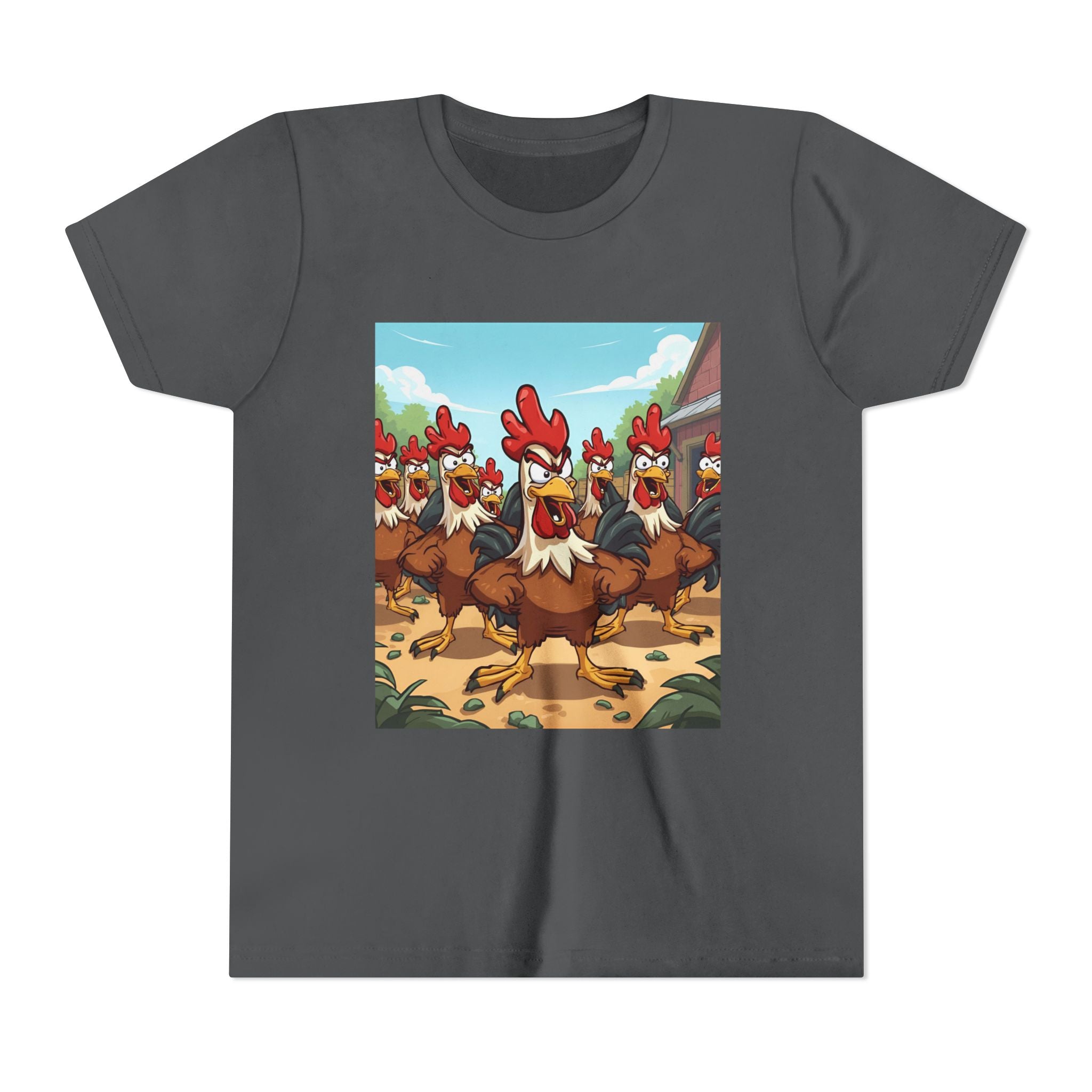 Chicken Funny Youth Short Sleeve Tee