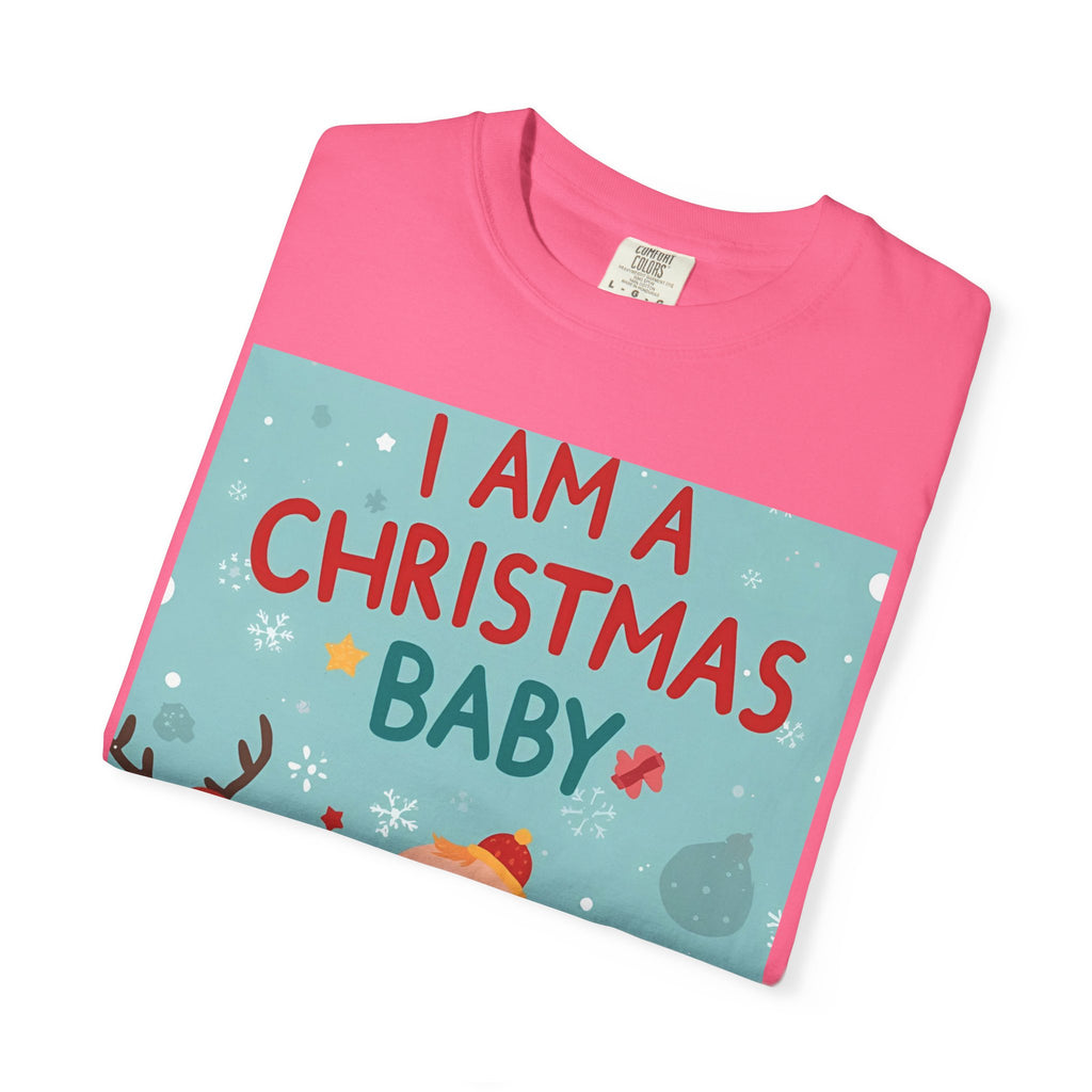Christmas Baby T-shirt, Cute Christmas Shirt, Holiday Gift, Family Matching Tee, Unisex Kids Christmas Apparel, Baby's First Christmas