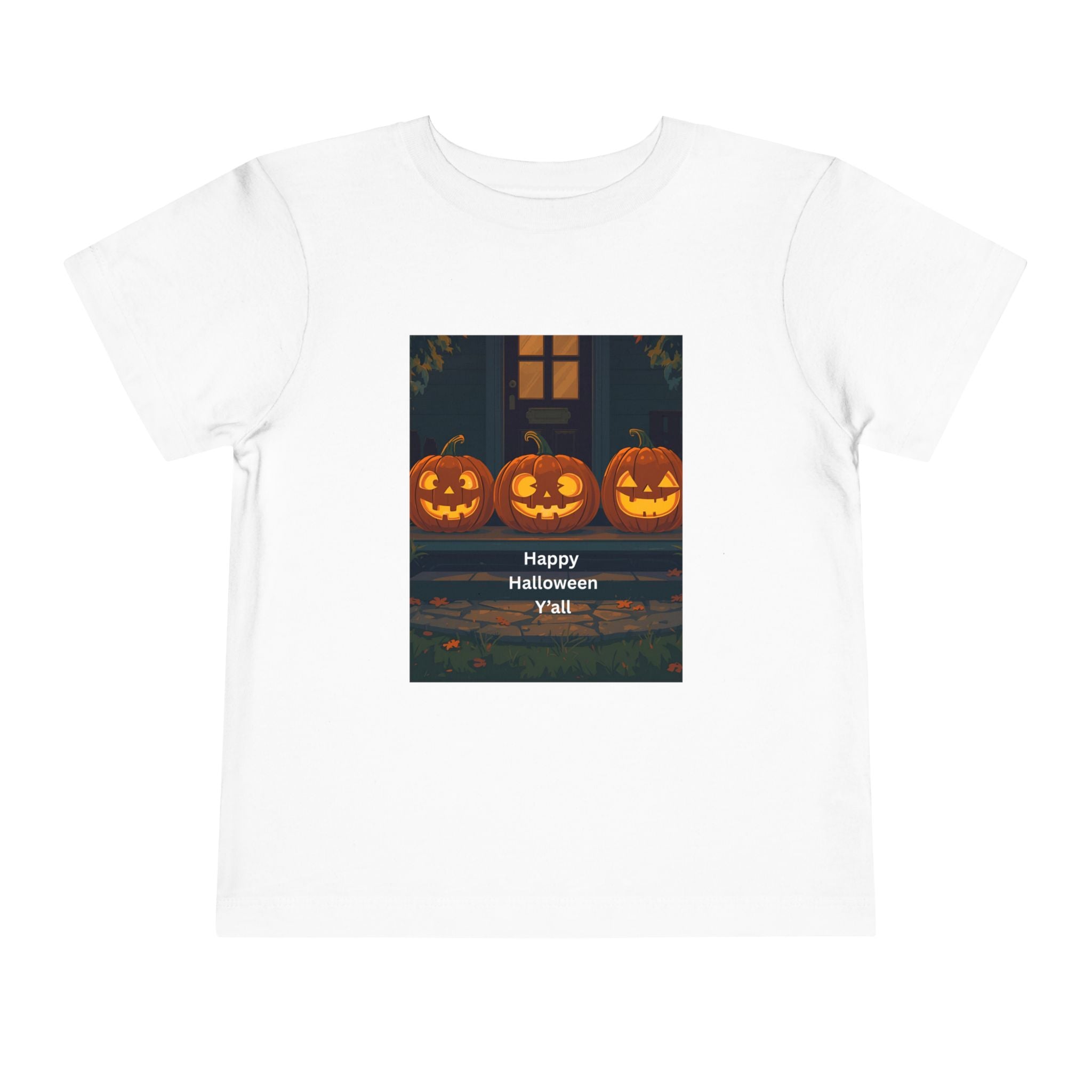 Spooky Pumpkin Toddler Short Sleeve Tee