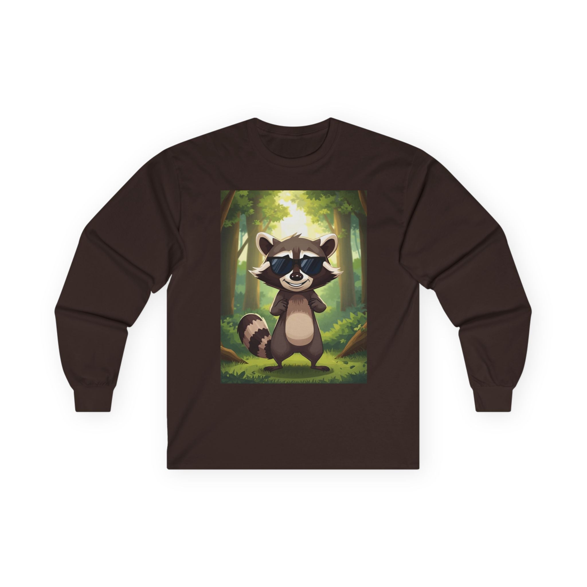Adorable Raccoon Long Sleeve Tee for Nature Lovers, Perfect Gift for Kids and Adults, Cute Animal Graphic Shirt, Cozy Wear for [...]