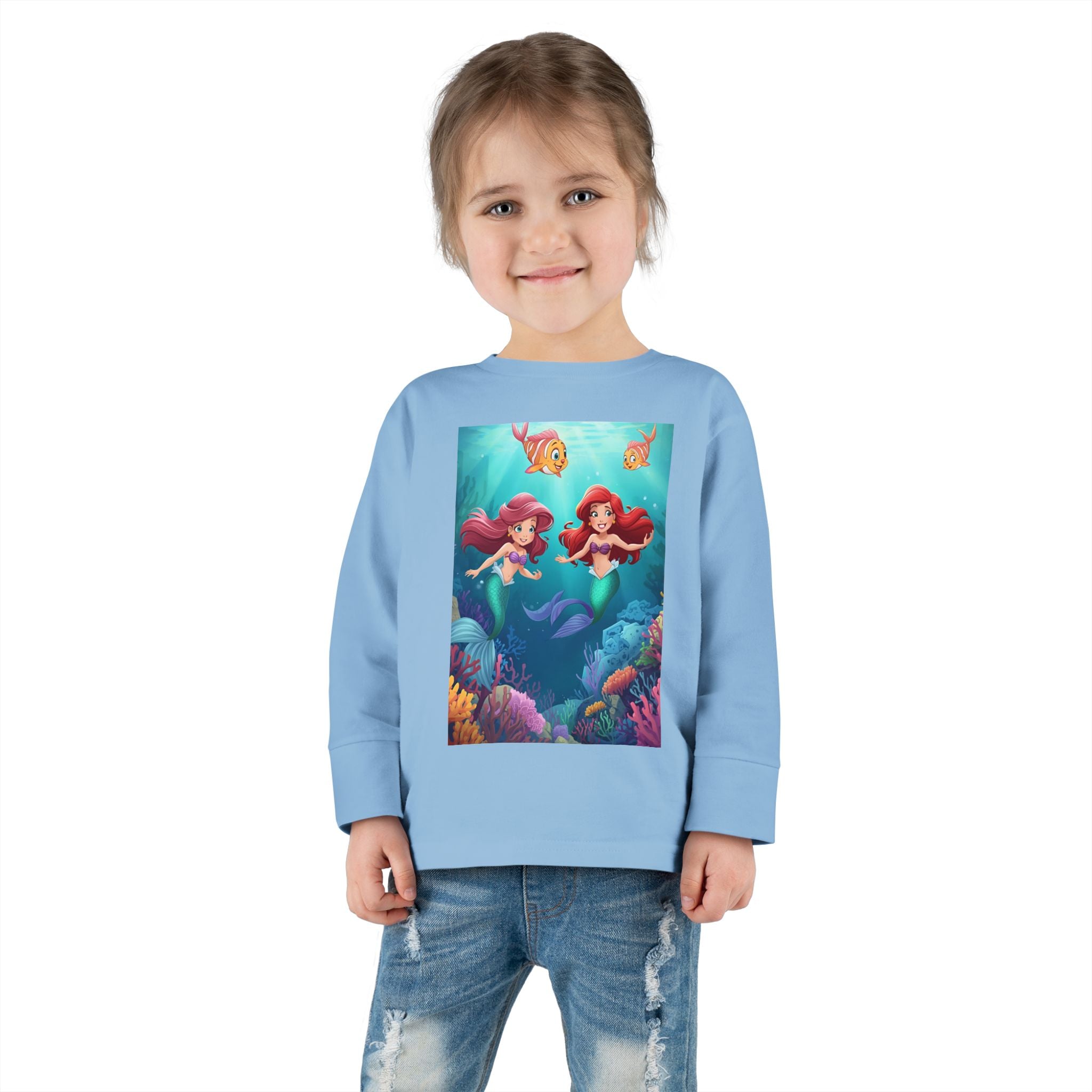 Mermaid Toddler Long Sleeve Tee