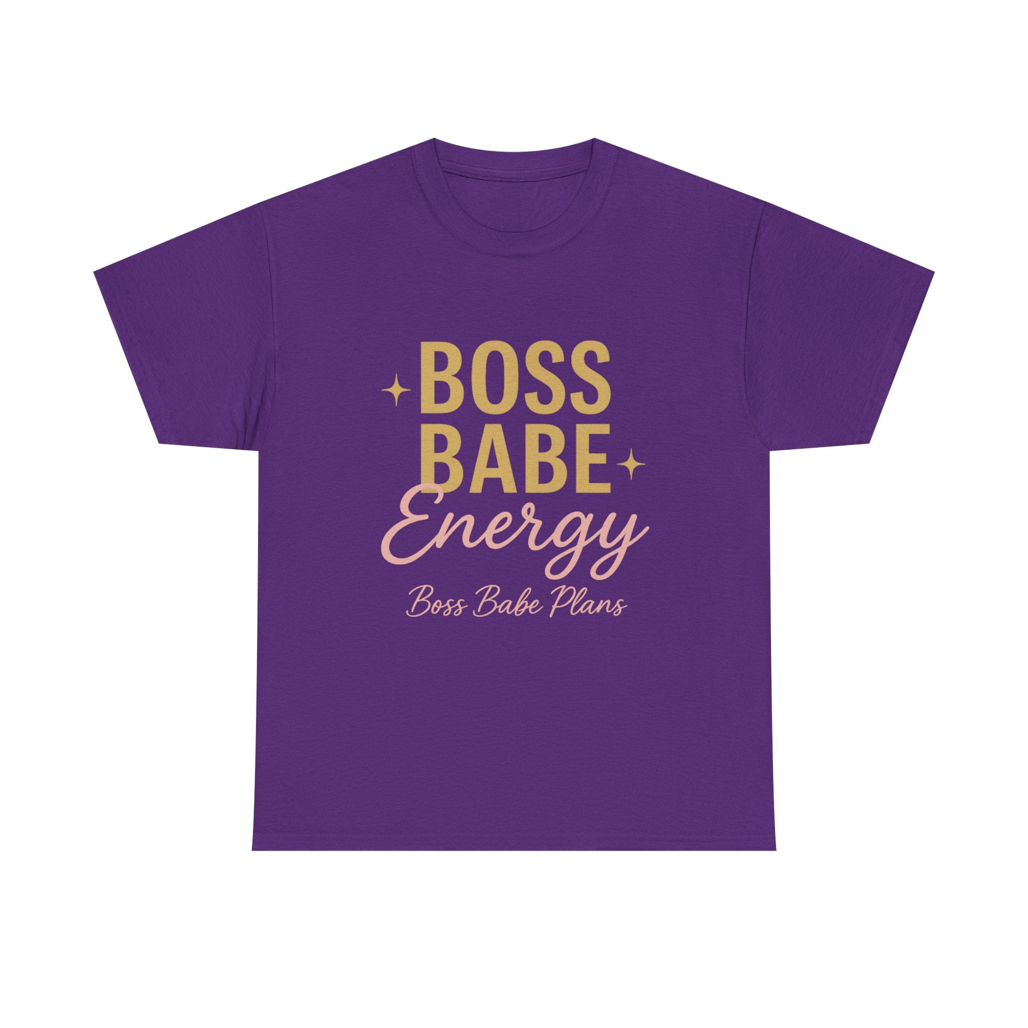 Boss Babe Plans Energy Unisex Cotton Tee