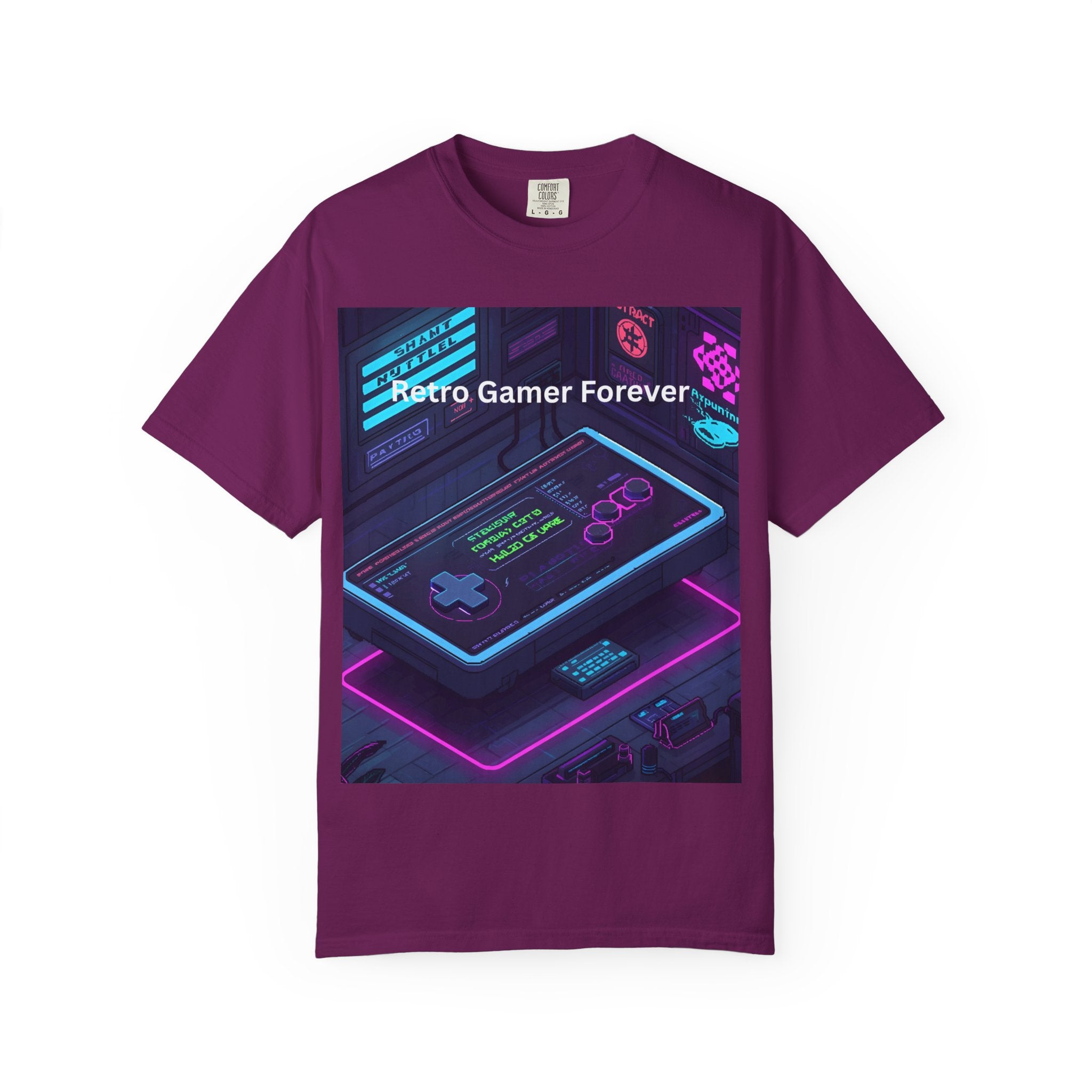 Retro Game Controller Unisex Garment-Dyed T-shirt