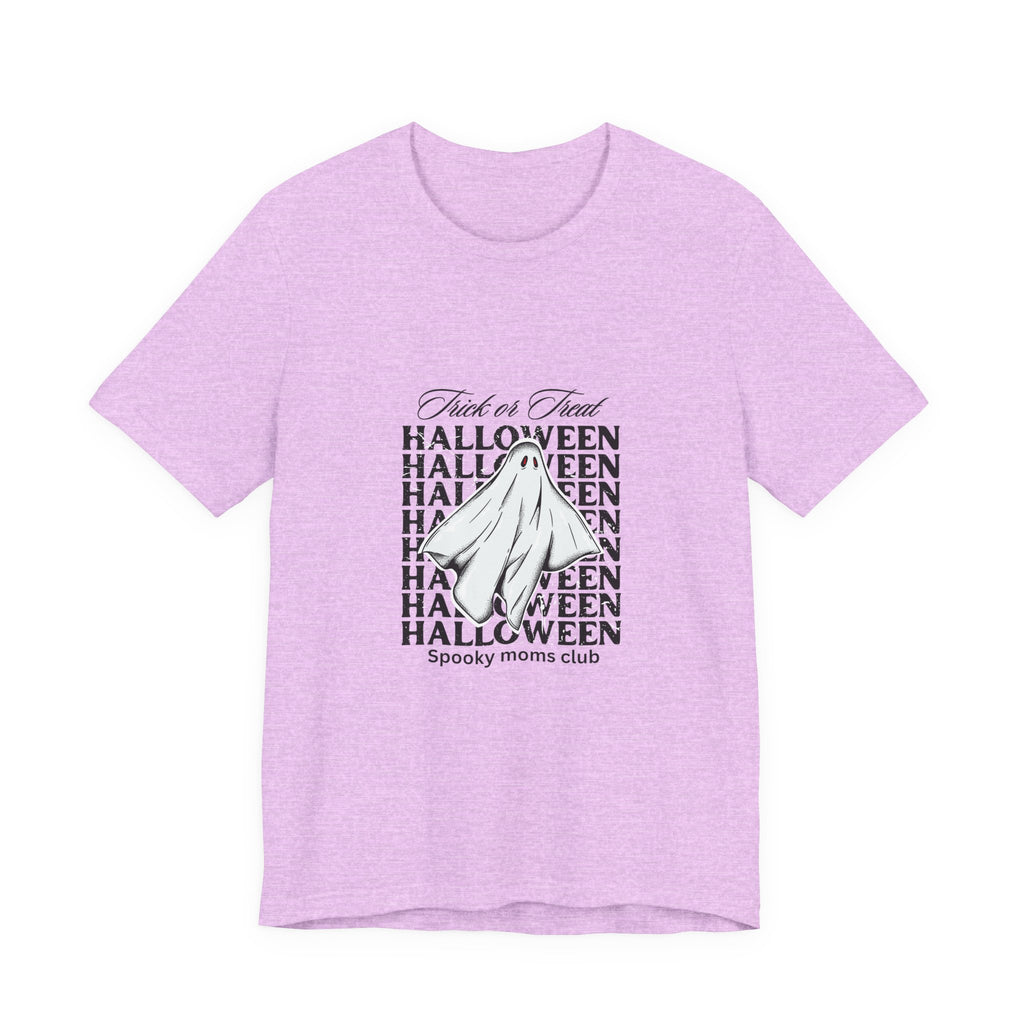Halloween Spooky Moms Club Unisex Tee, Halloween Shirt, Ghost Tee, Funny Tee, Gift for Moms, Casual Wear