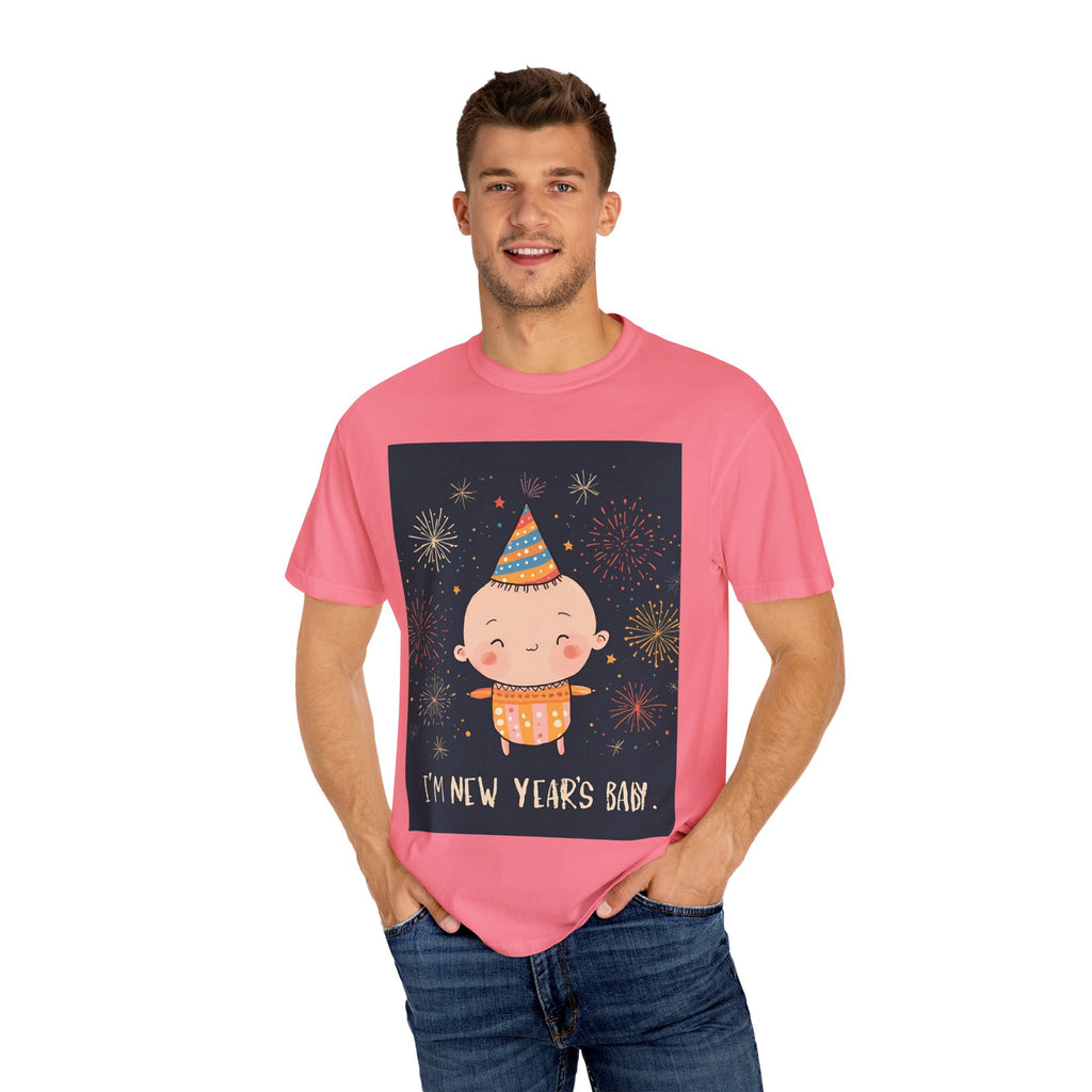 New Year's Baby T-Shirt, Unisex Celebration Tee, Funny New Year Party Shirt, Cute Baby Gift, Holiday Humor Apparel