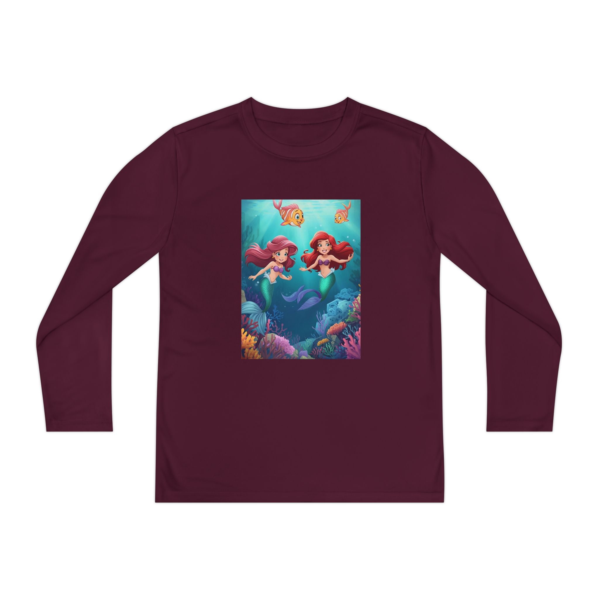 Mermaid Youth Long Sleeve Competitor Tee