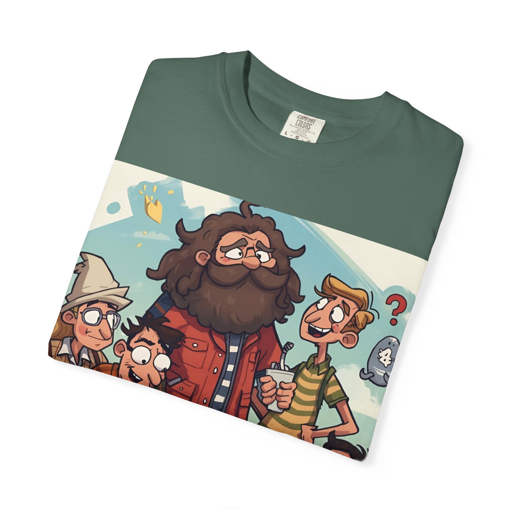 Charming Cartoon Graphic Tee, Fun Unisex T-shirt for Casual Wear, Unique Gift Ideas for Holidays, Family Gatherings, Cartoon Lovers, [...]