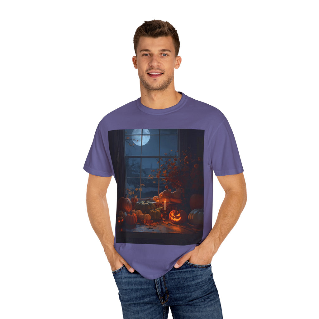 Cozy Halloween Tee, Fall Graphic Shirt, Pumpkin Patch T-Shirt, Spooky Season Apparel, Unisex Autumn Top