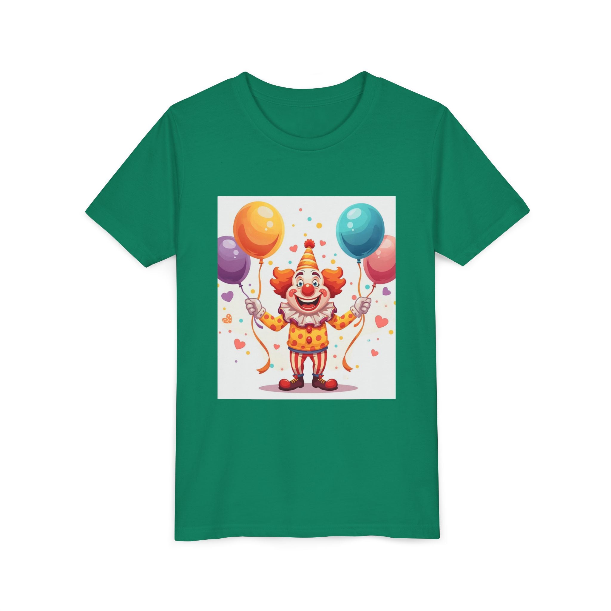 Funny Clown Youth Short Sleeve Tee