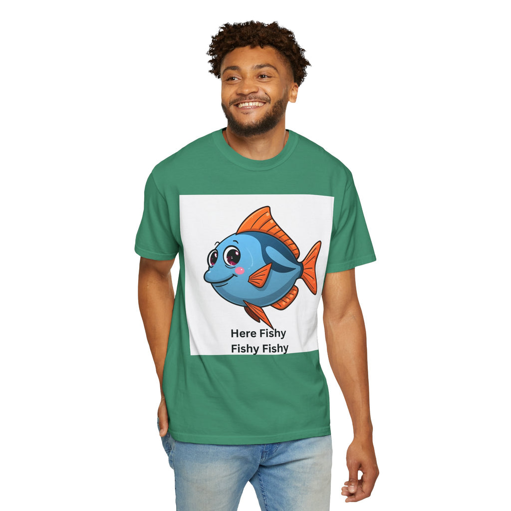 Fishy Fishy Fishy Unisex Garment-Dyed T-shirt