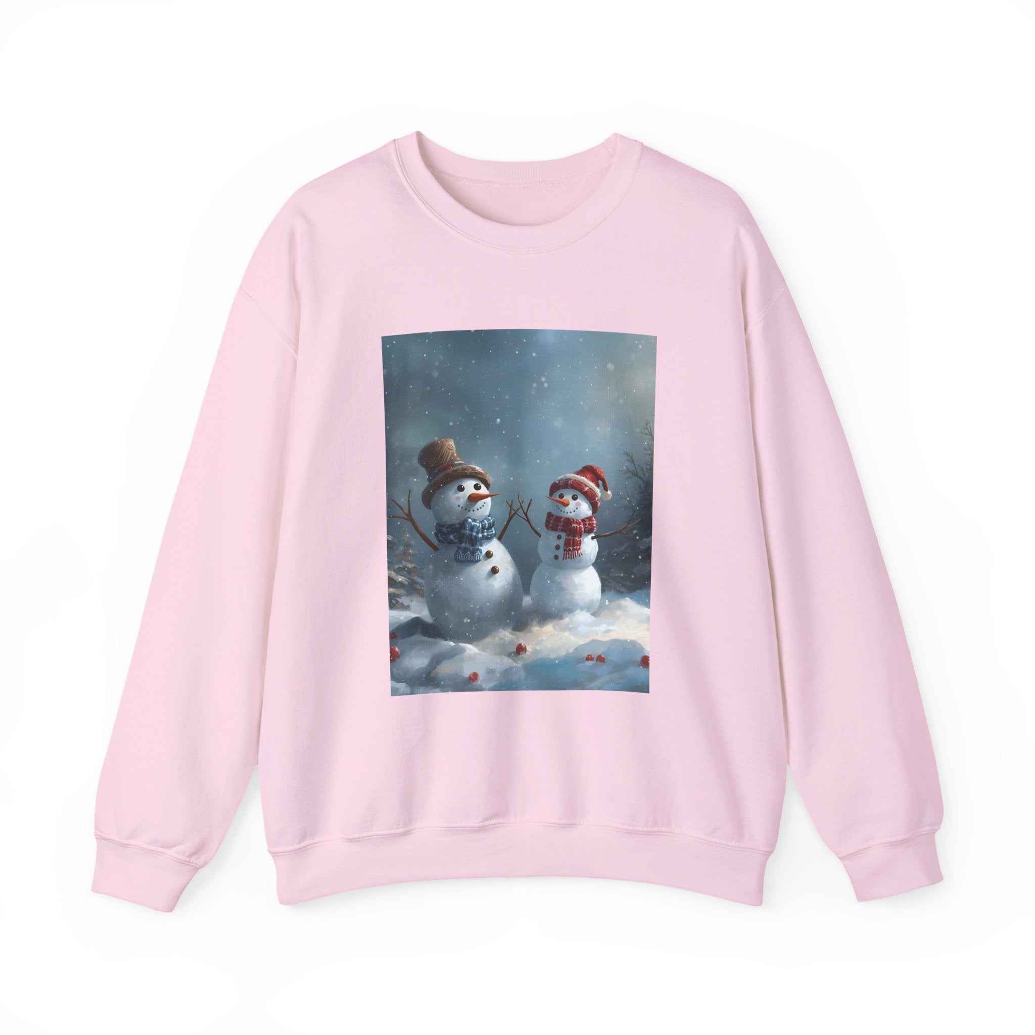 Christmas Snowman Winter Wonderland Sweatshirt - Cozy Crewneck with Snowman Design, Holiday Gift, Christmas Apparel, Winter Fashion, Seasonal Comfort