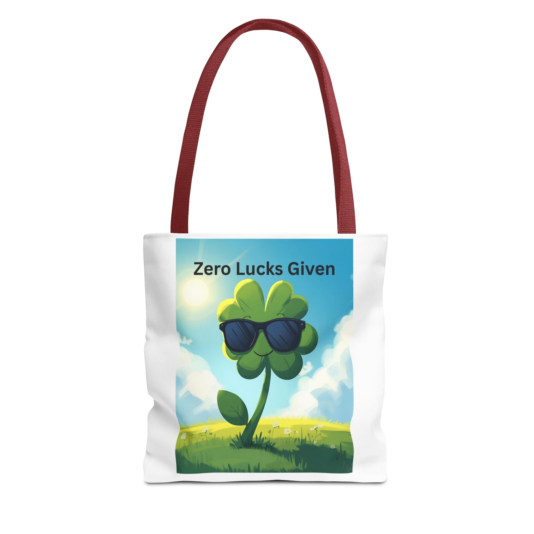 Zero Lucks Given Playful St. Patrick's Day Tote Bag, Fun Canvas Bag for Shoppers, Zero Lucks Given Bag, Gift for Friends, Travel Bag, Everyday Use