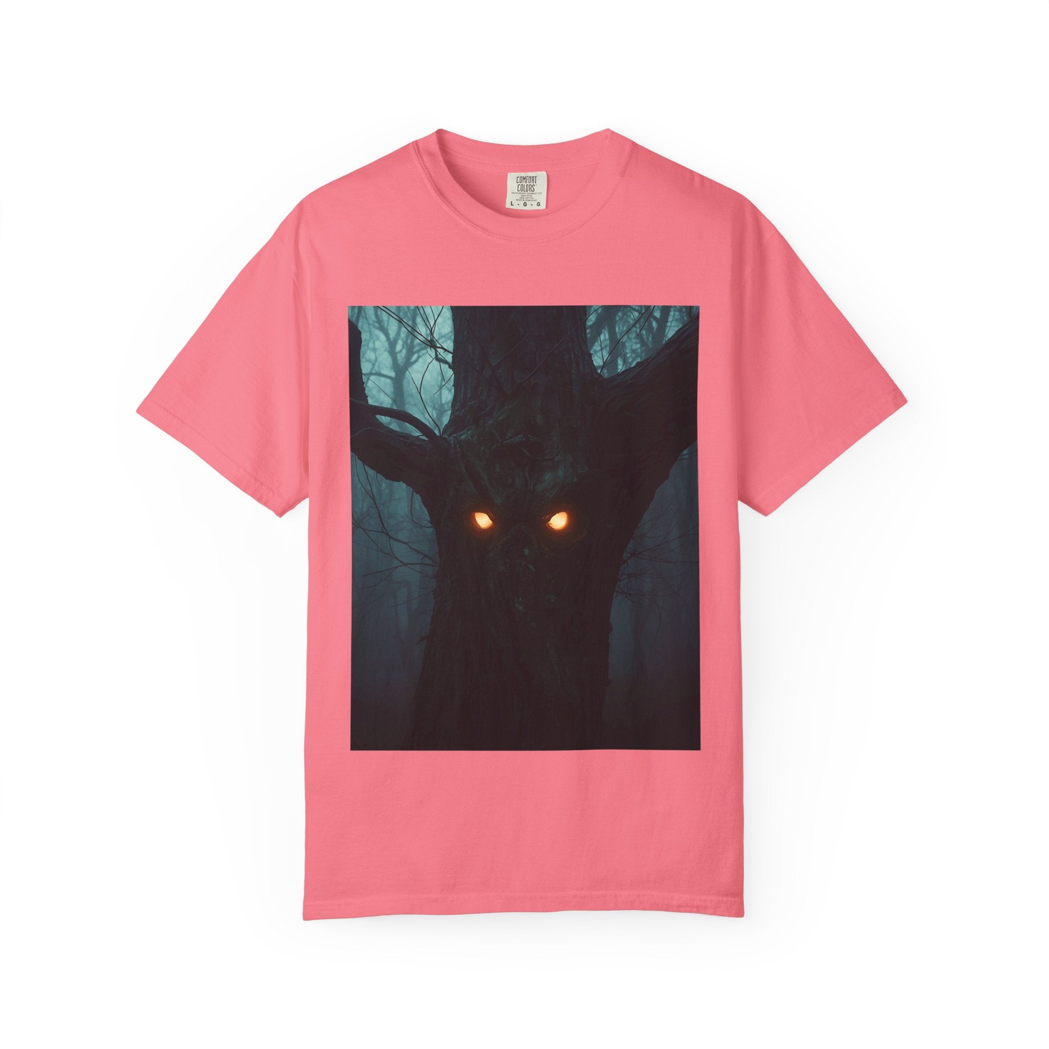 Spooky Mysterious Forest Creature T-Shirt, Unisex Shirt, Nature Lover Gift, Halloween Apparel, Unique Graphic Tee