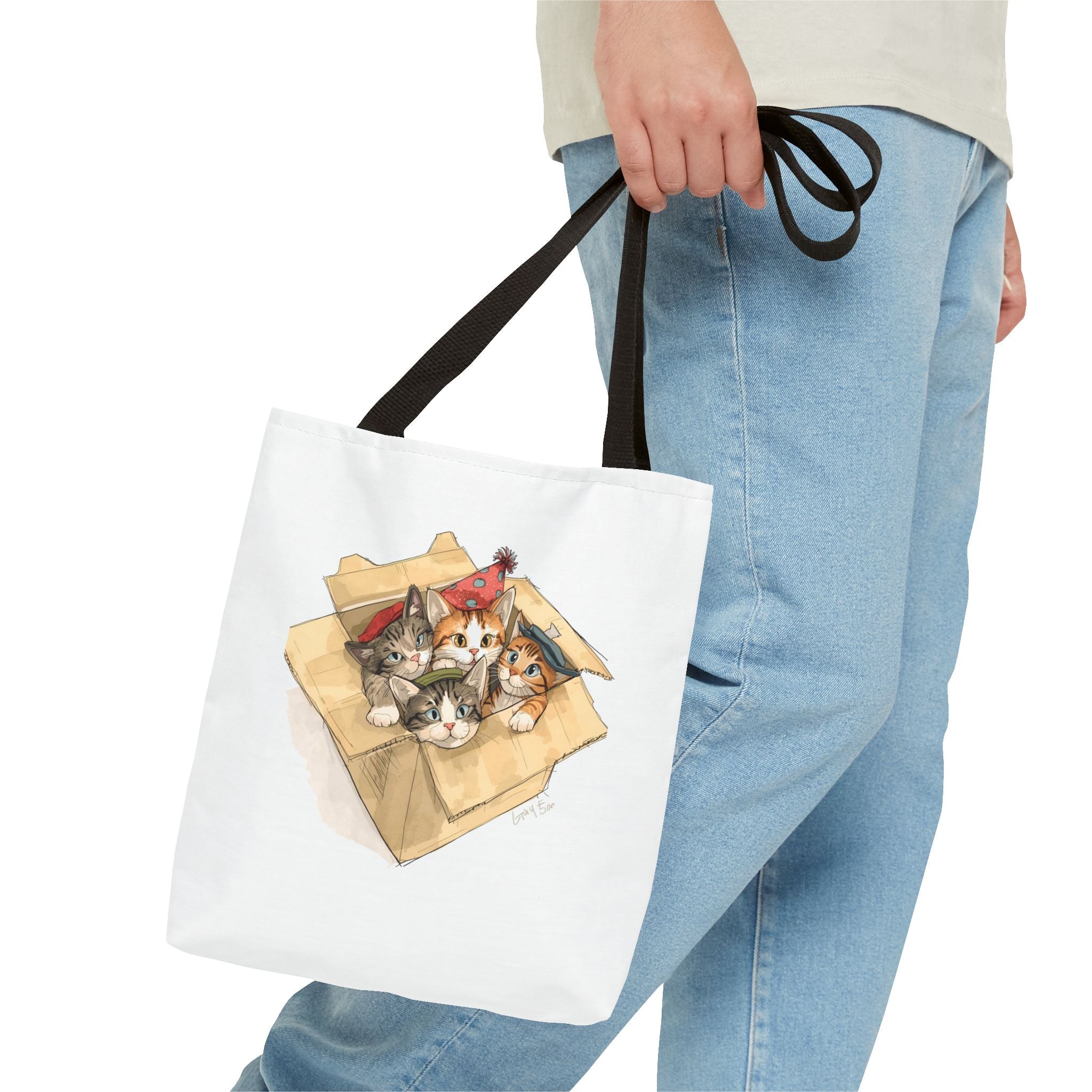 Cute Kittens Tote Bag (AOP)