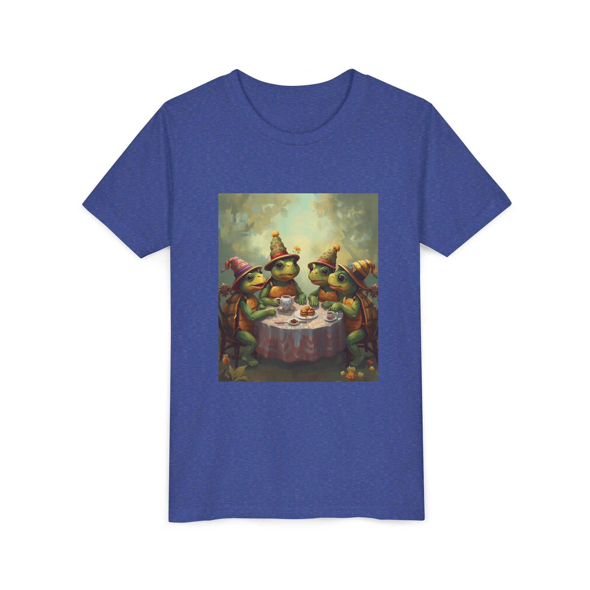 Whimsical Turtle Youth Short Sleeve Tee