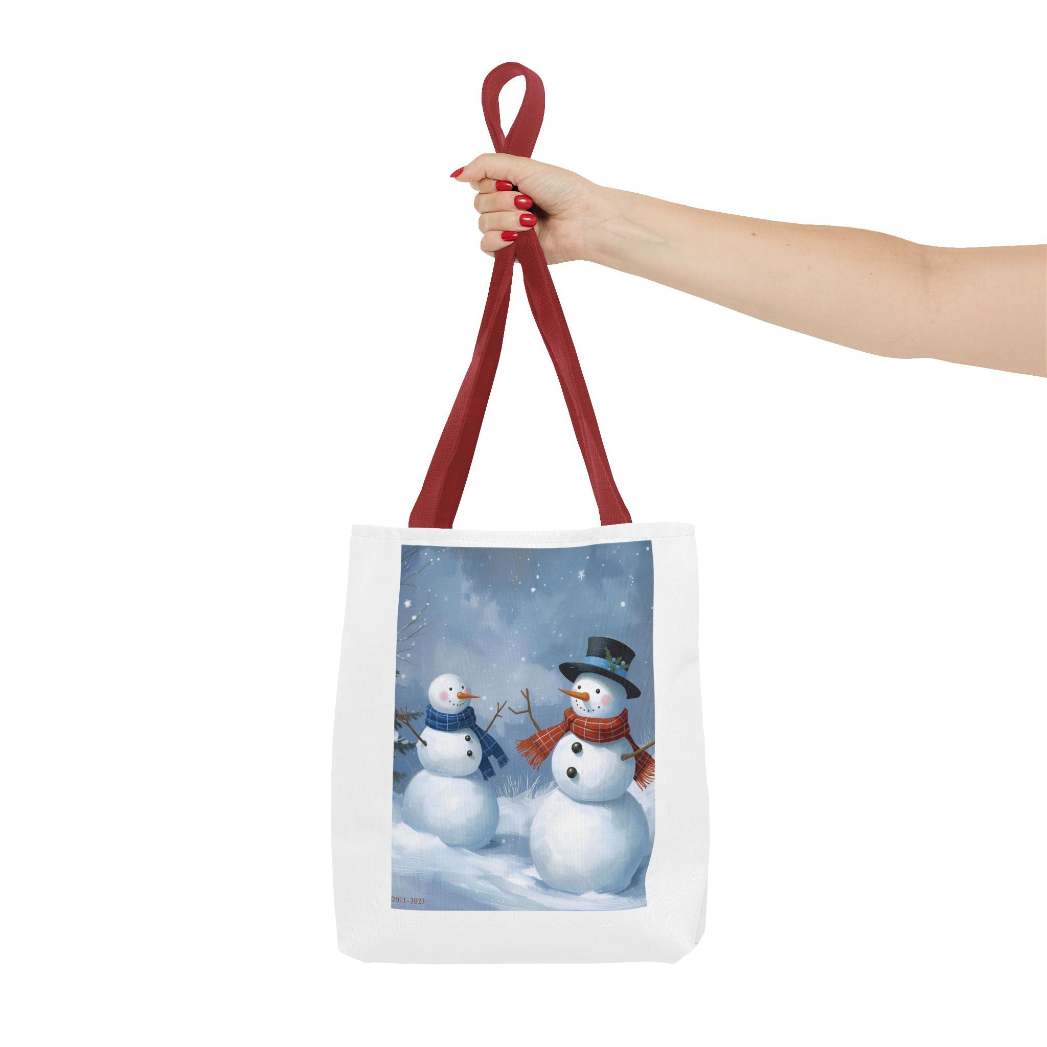 Christmas Snowman Family Tote Bag (AOP)