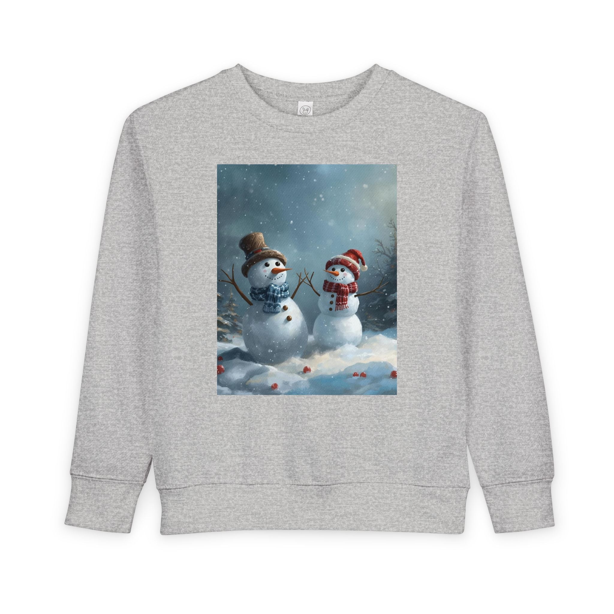 Christmas Snowman Toddler Sweatshirt