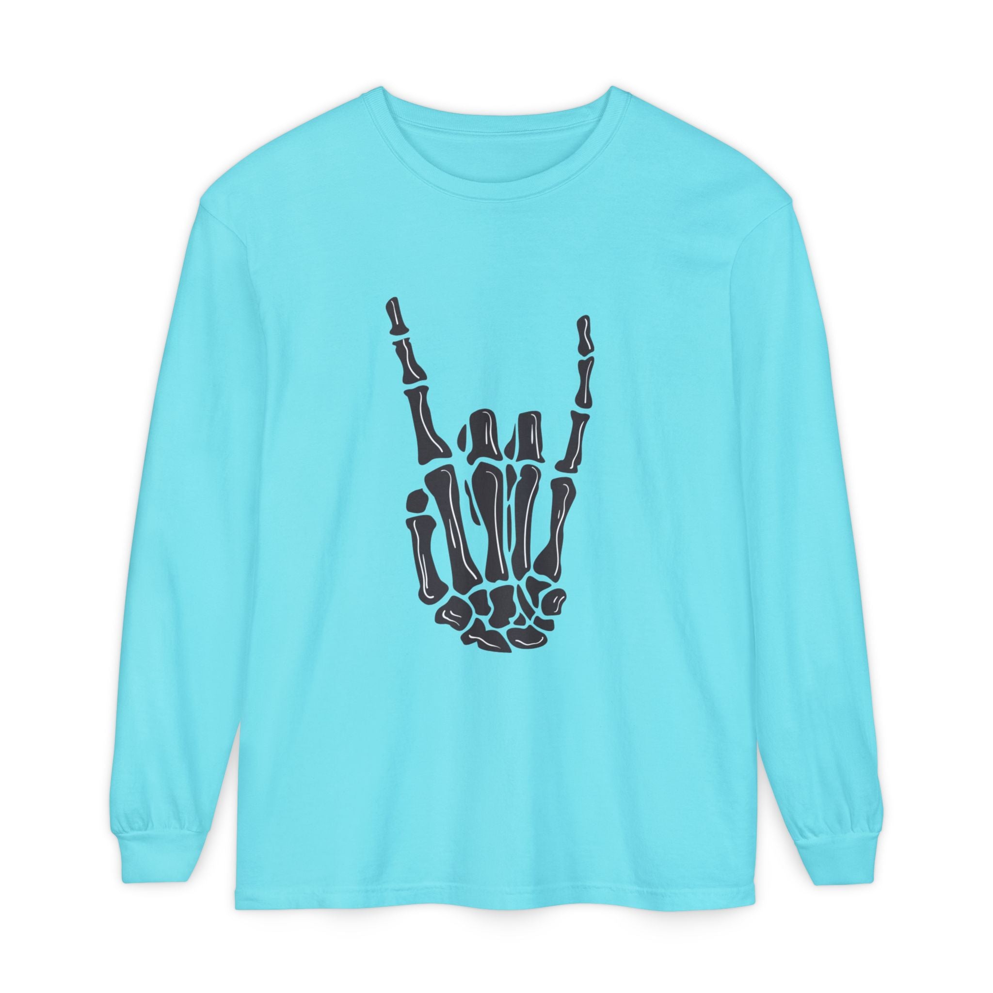 Rock On Unisex Garment-dyed Long Sleeve T-Shirt