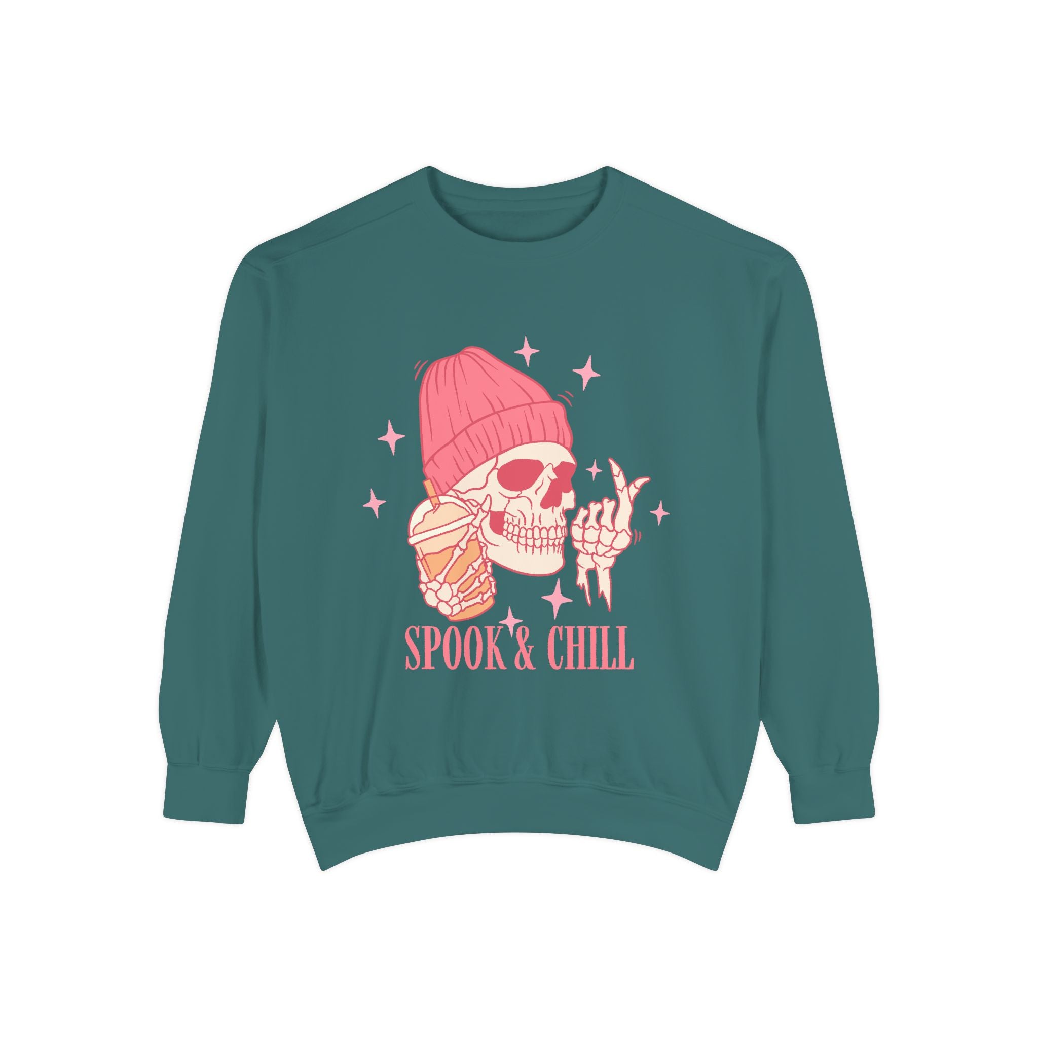 Spook & Chill Unisex Garment-Dyed Sweatshirt