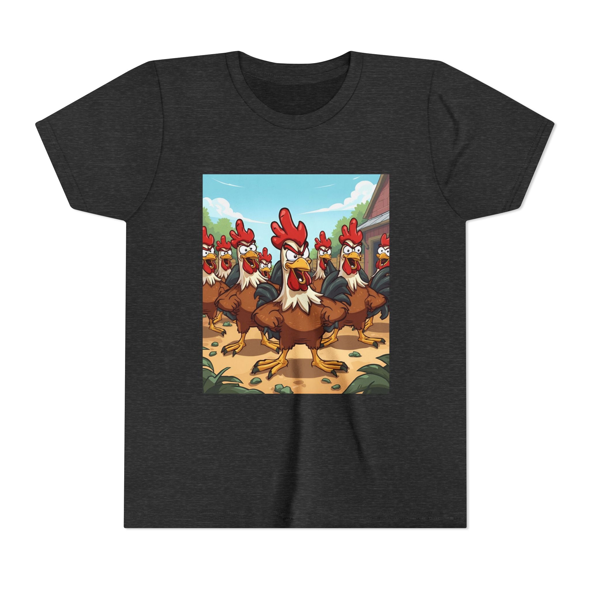 Chicken Funny Youth Short Sleeve Tee