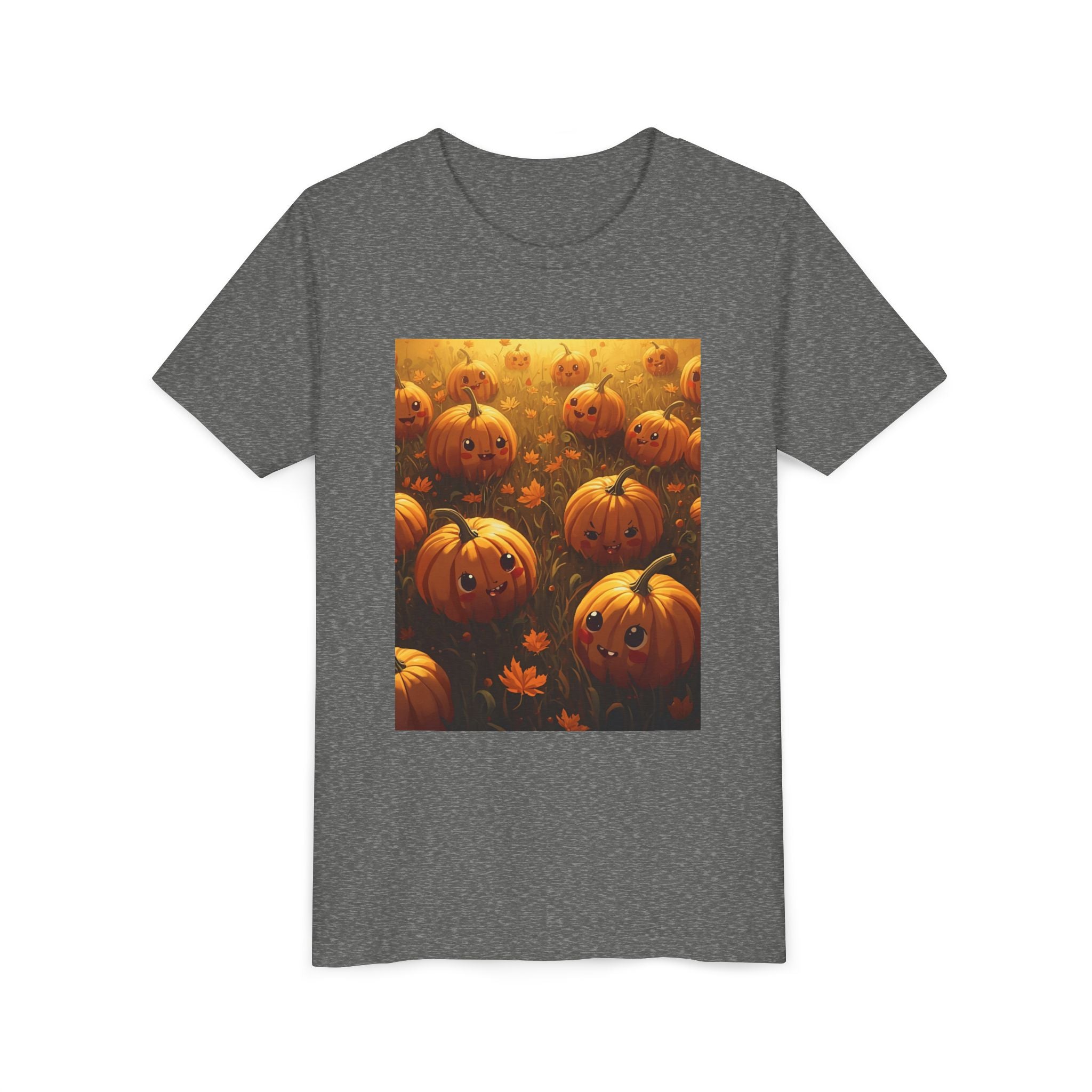 Pumpkin Halloween Youth Tee, Fall Shirt, Halloween Gift, Kids Halloween Apparel, Harvest Celebration T-shirt