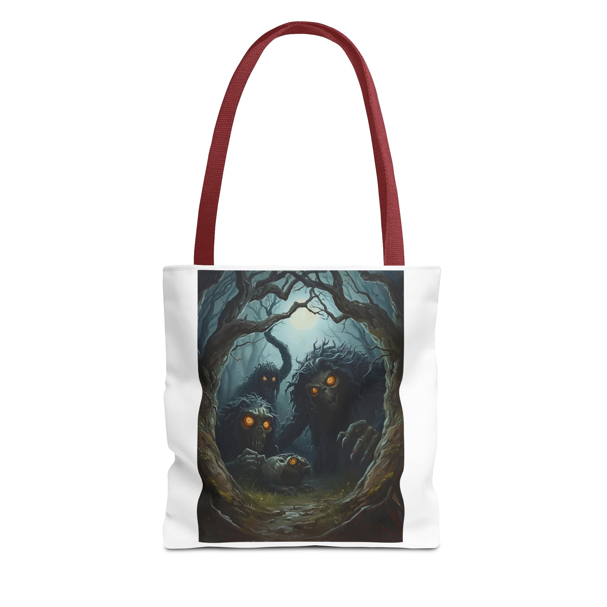 Spooky Forest Creatures Tote Bag (AOP)