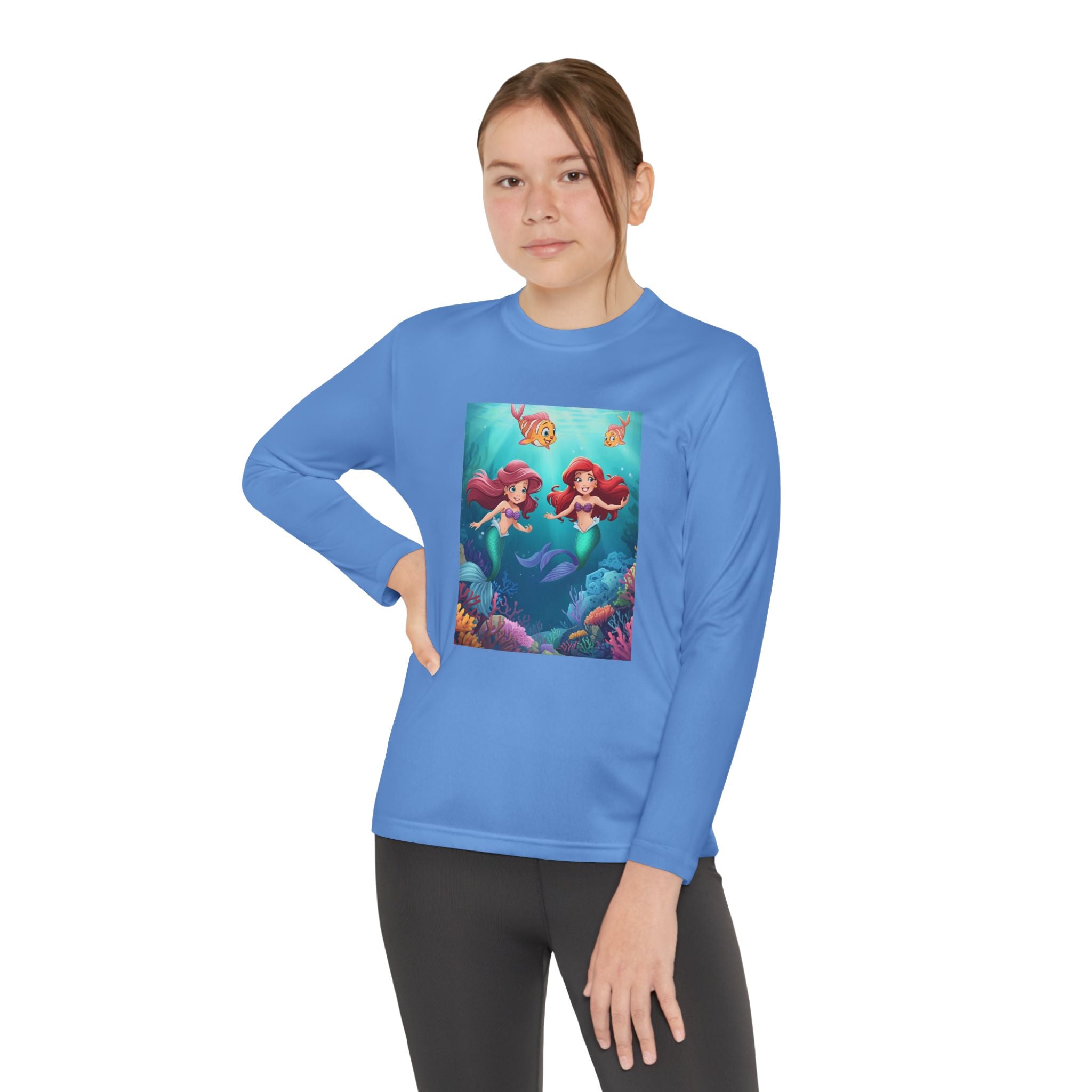 Mermaid Youth Long Sleeve Competitor Tee