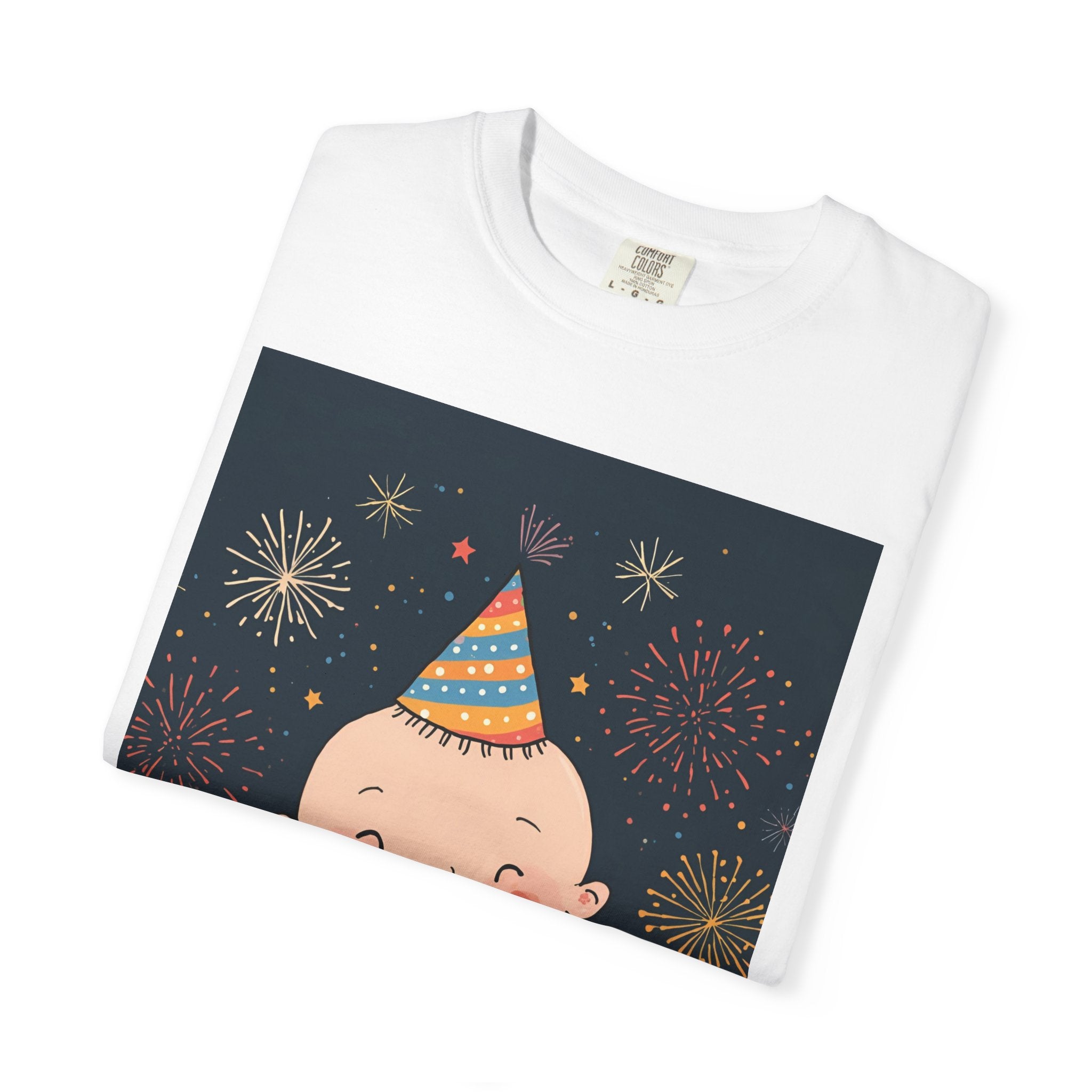 New Year's Baby T-Shirt, Unisex Celebration Tee, Funny New Year Party Shirt, Cute Baby Gift, Holiday Humor Apparel