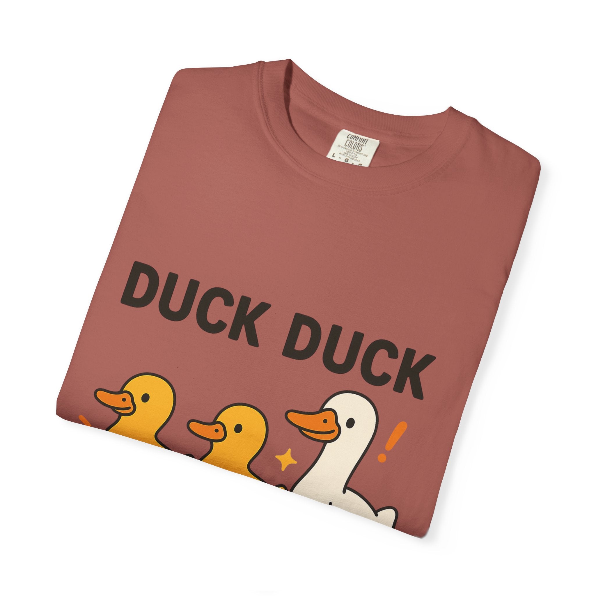 Duck Duck Goose Unisex T-Shirt, Funny Animal Shirt, Cute Gift for Kids, Family Game Night Tee, Everyday Casual Wear, Playful Graphic Top