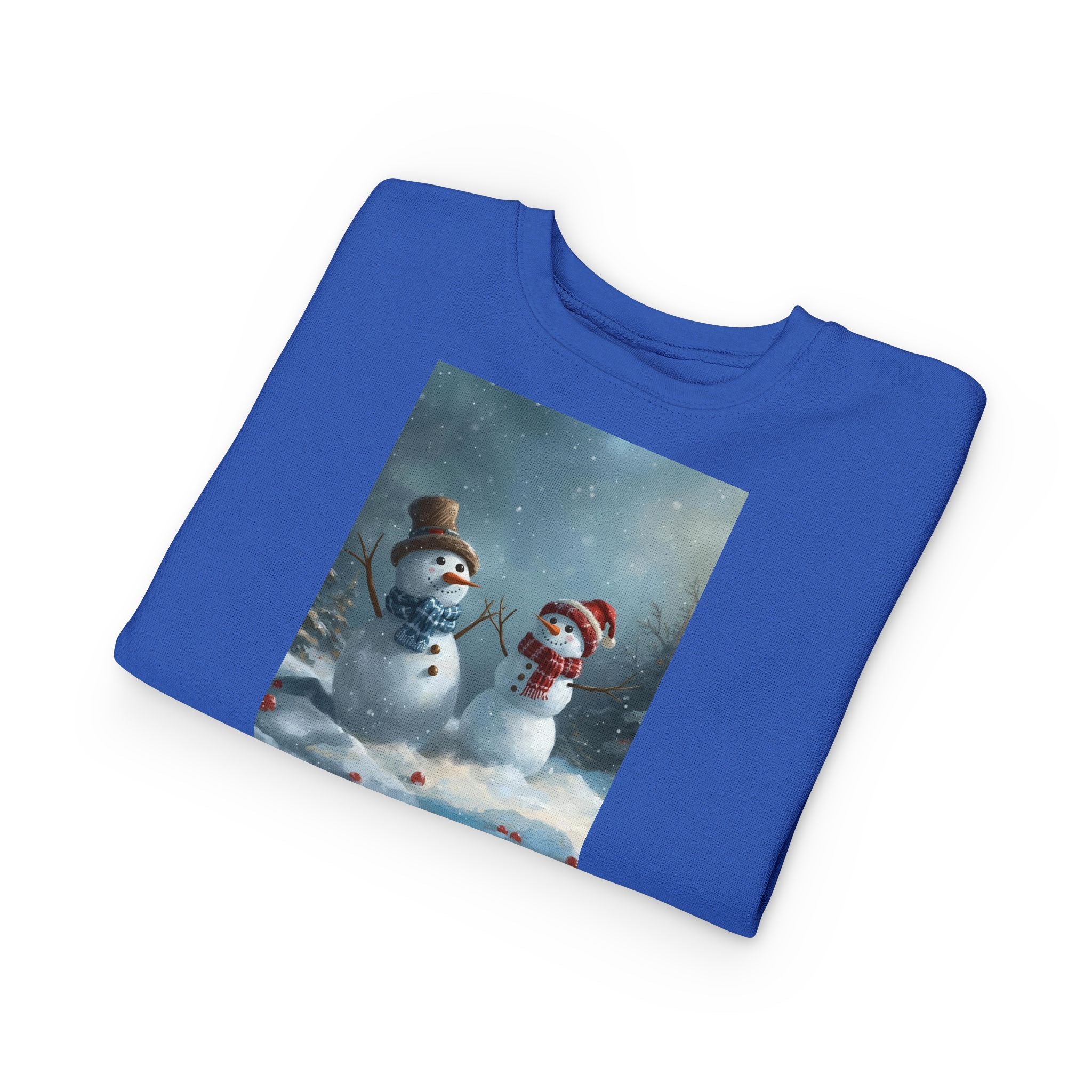Christmas Snowman Toddler Sweatshirt