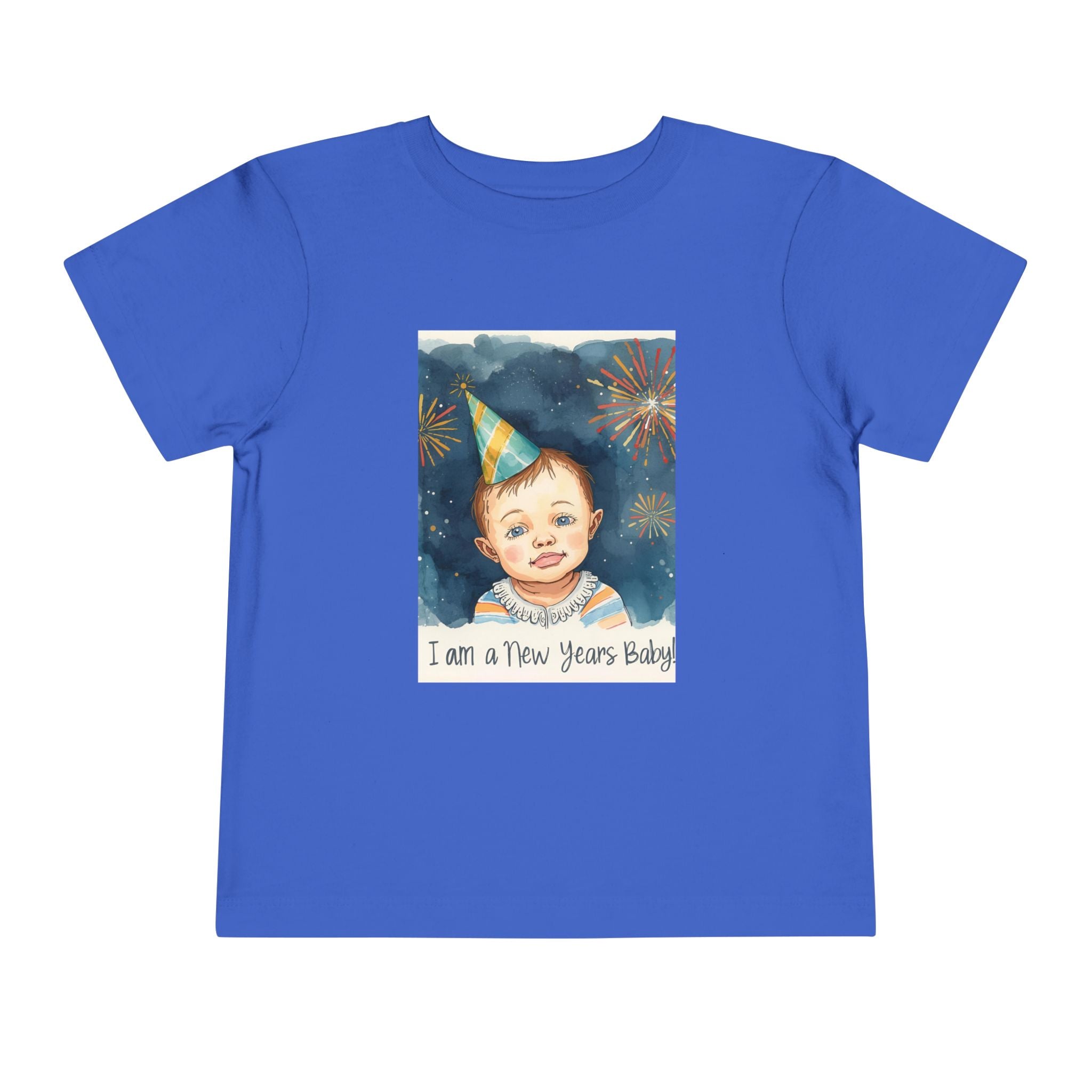 I Am A New Years Baby Toddler Short Sleeve Tee
