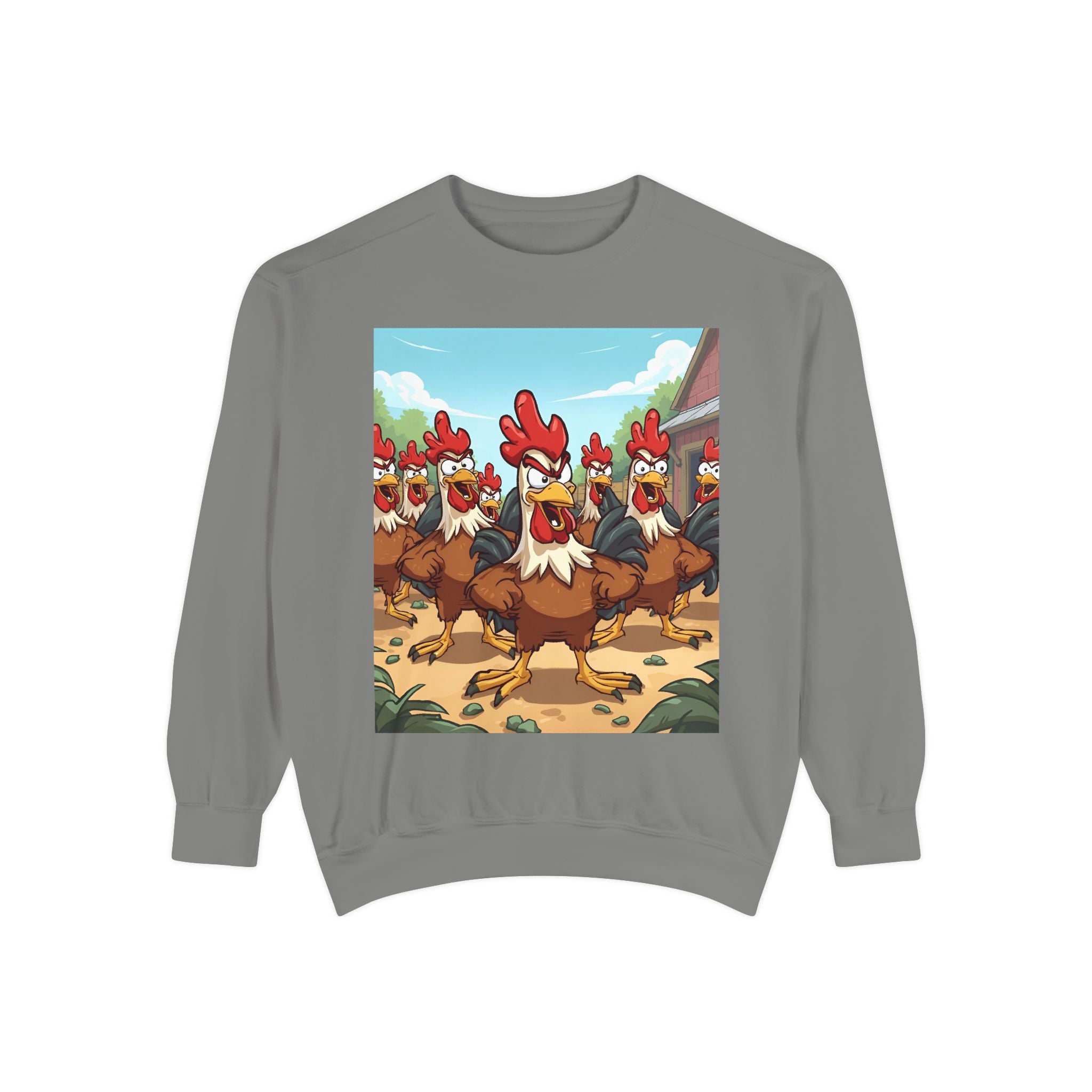 Chicken Funny Unisex Garment-Dyed Sweatshirt