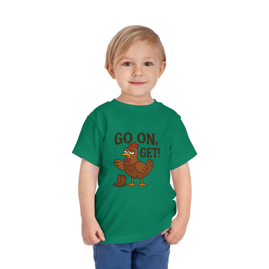 Go On Get Funny Toddler Short Sleeve Tee