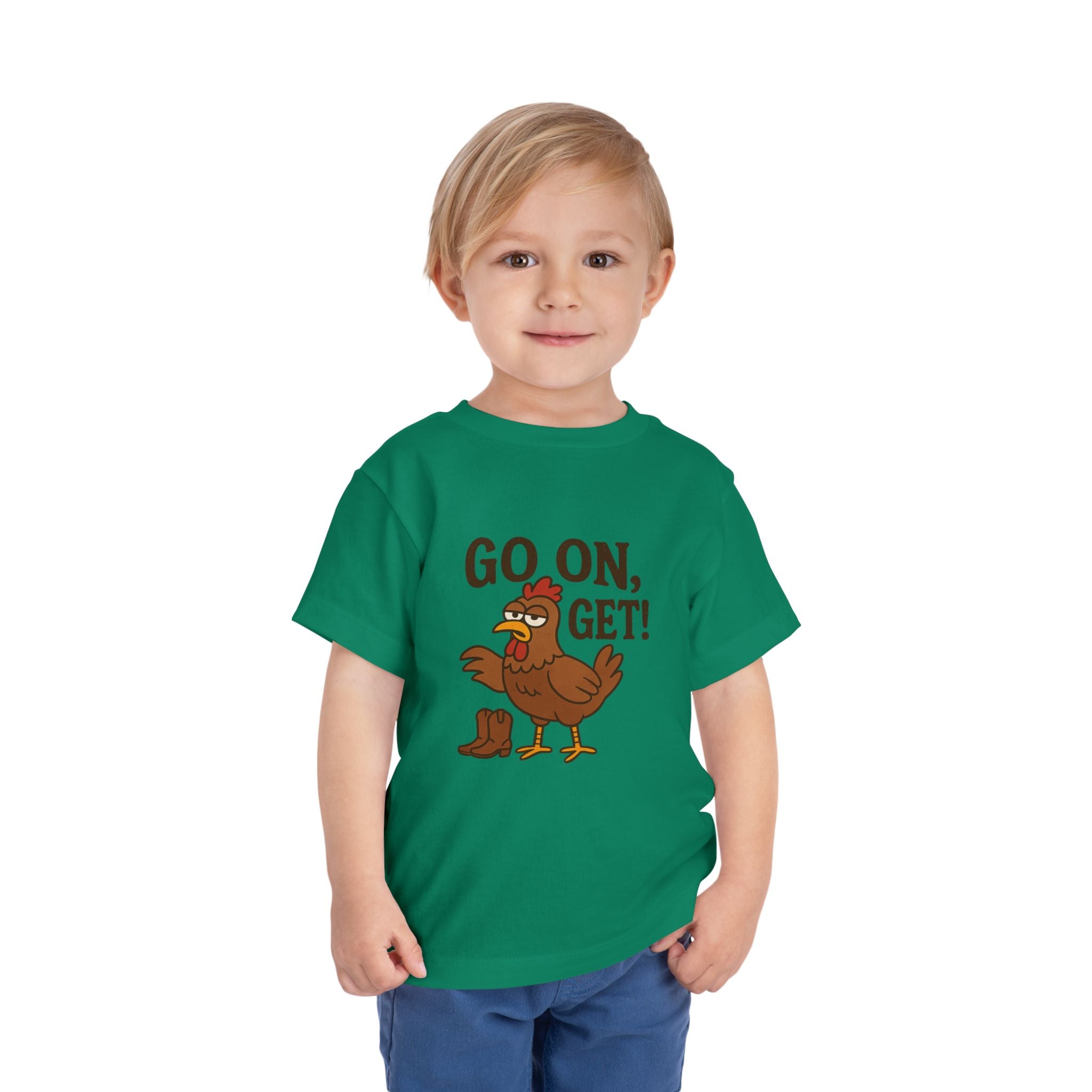 Go On Get Funny Toddler Short Sleeve Tee