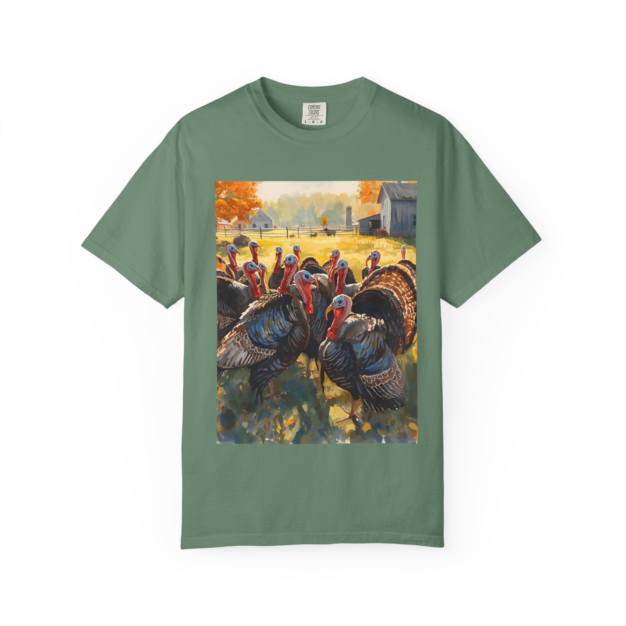 Thanksgiving Turkey T-Shirt, Unisex Holiday Shirt, Fall Apparel, Cozy Gift, Autumn Fashion