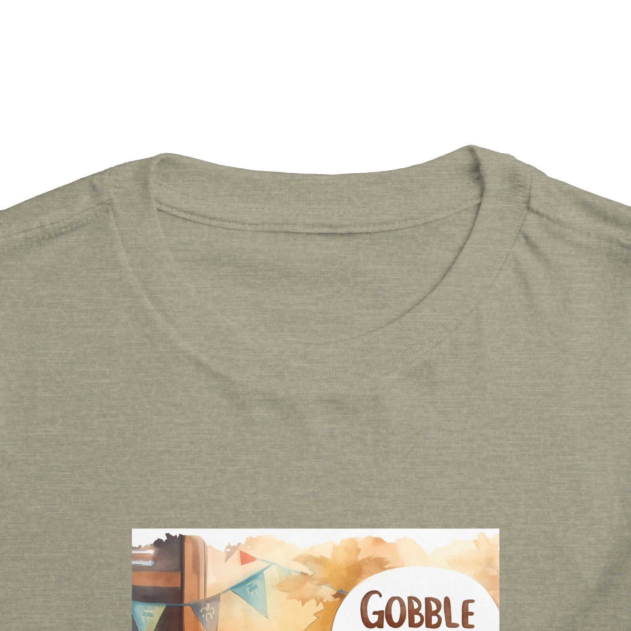 Thanksgiving Turkey Toddler Short Sleeve Tee