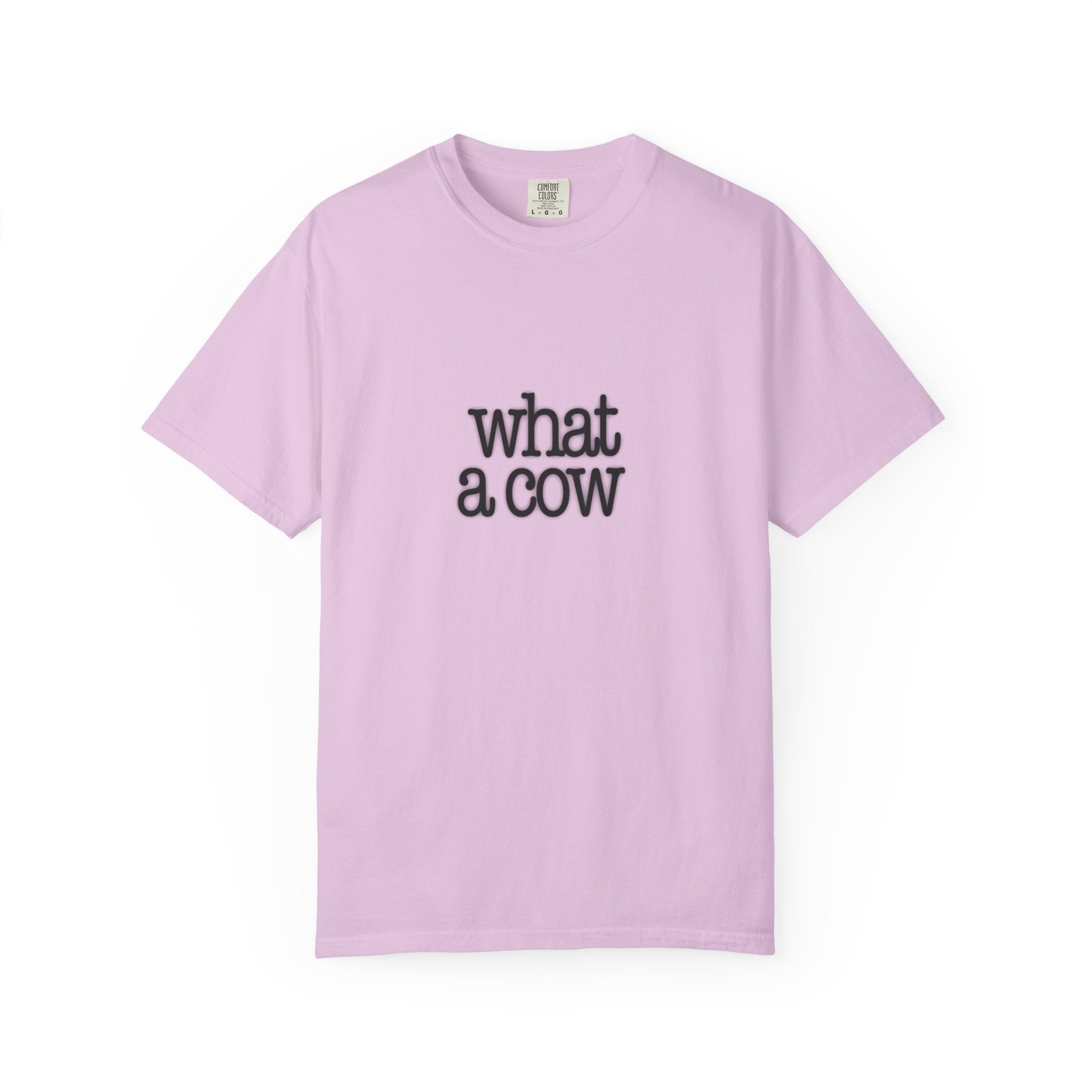 What a Cow Unisex Garment-Dyed T-Shirt, Funny Graphic Tee, Gift for Cow Lovers, Casual Wear, Farm Animal Apparel, Ideal for Birthdays, [...]