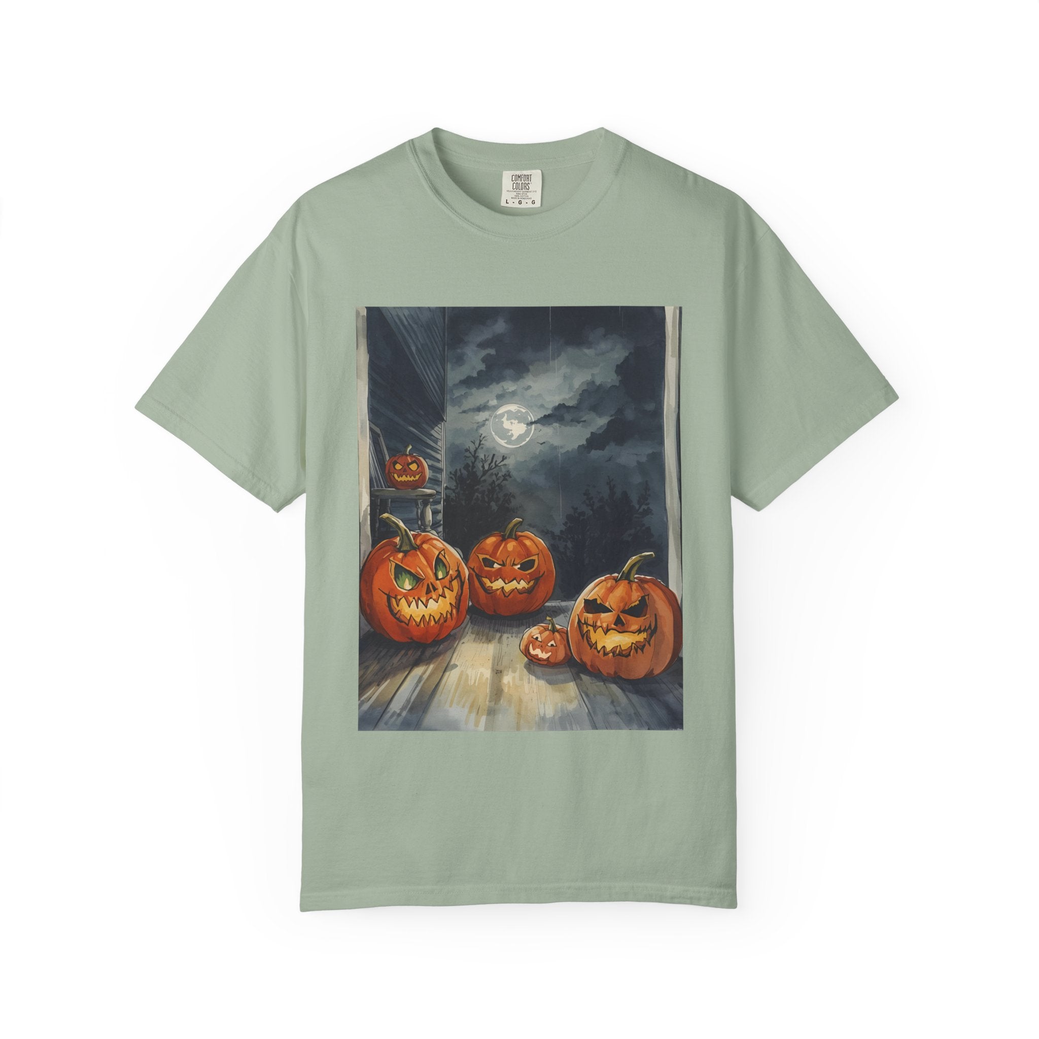 Halloween Pumpkin Scary T-shirt - Perfect for Fall Celebrations, Trick or Treat, Autumn Fashion, Costume Party, Spooky Vibes