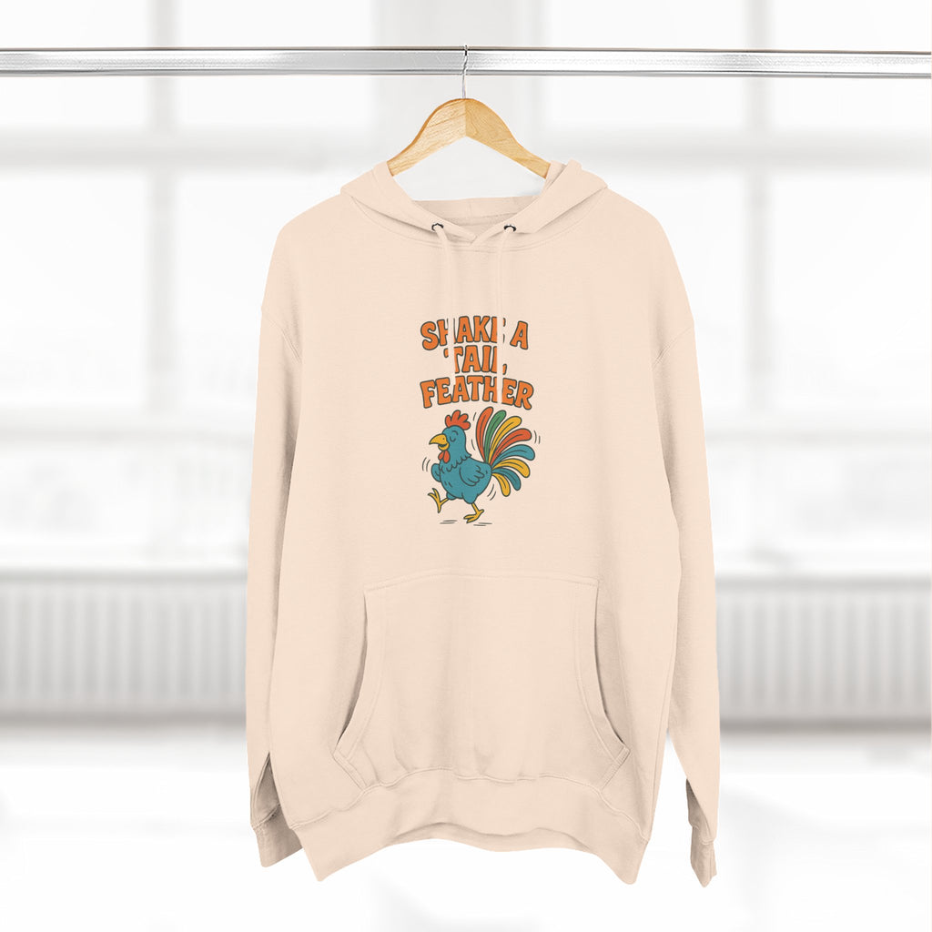 Shake A Tail Feather Three-Panel Fleece Hoodie