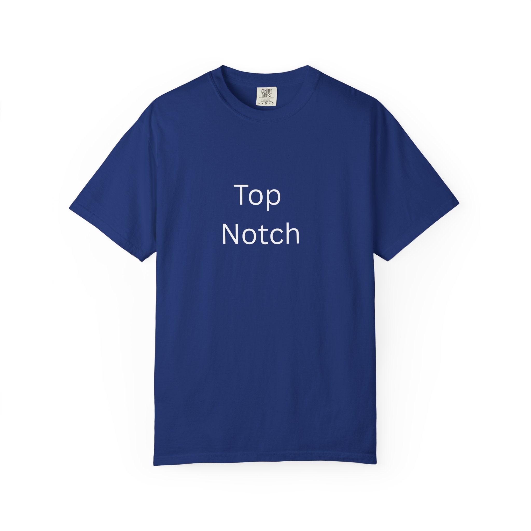 Top Notch Garment-Dyed T-Shirt - Casual Comfort, Everyday Wear, Eco-Friendly, Unisex Style, Gift for Friends