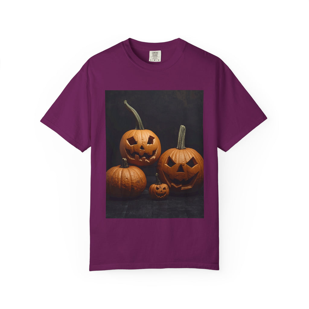 Halloween Pumpkin Graphic Tee, Unisex T-Shirt, Fall Fashion, Cozy Casual Wear, Spooky Season Apparel, Autumn Vibes